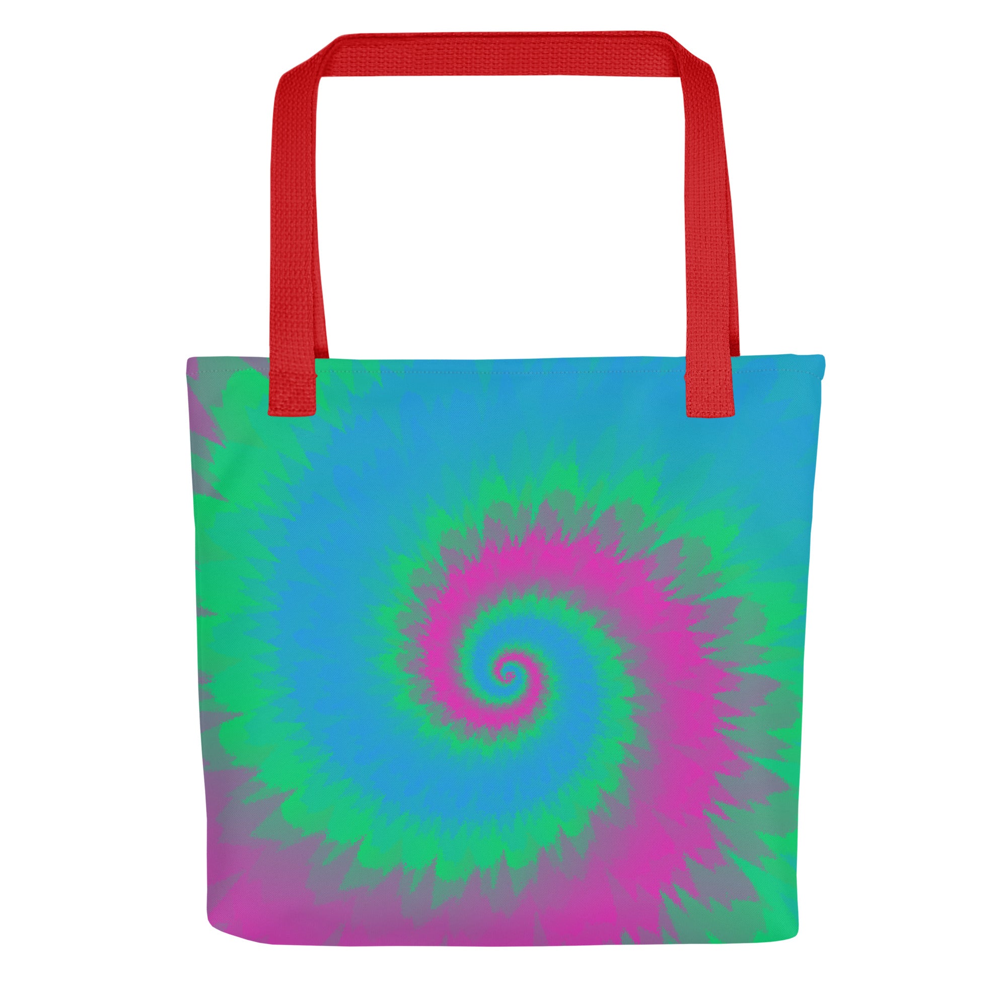 Tote bag Tie Dye Spiral Polysexual