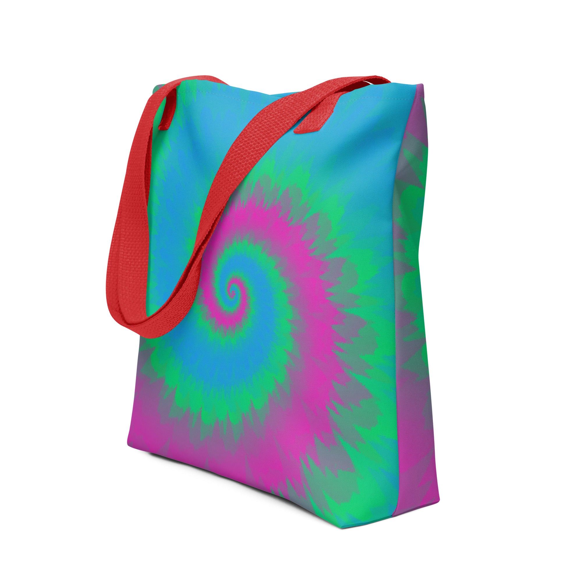 Tote bag Tie Dye Spiral Polysexual