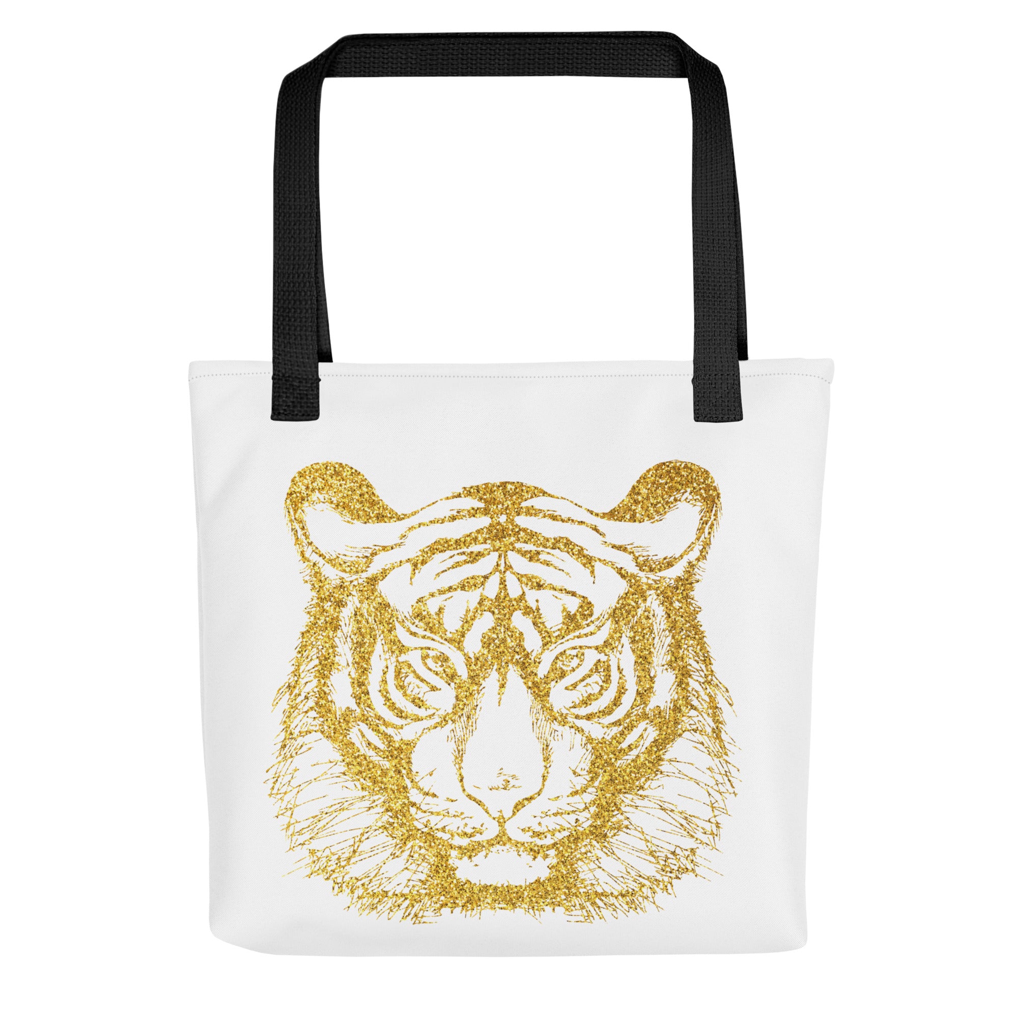 Tote bag Tiger White