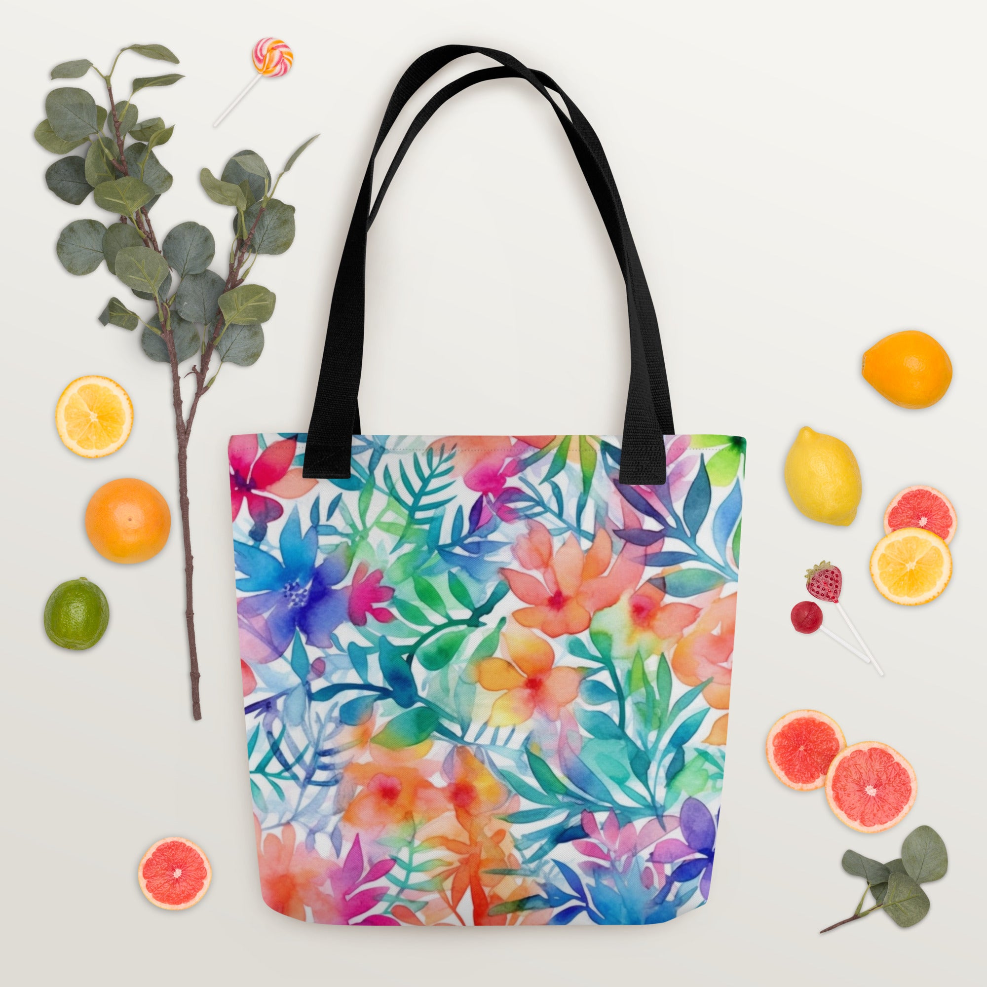 Tote bag Water Colour Flowers
