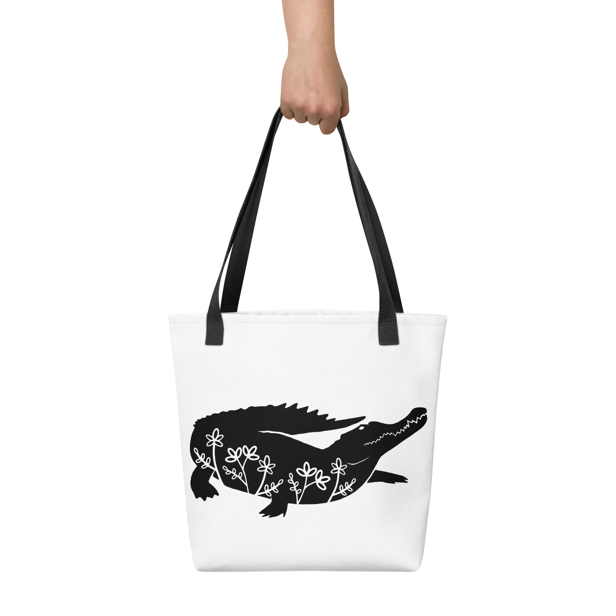 Tote bag Wildlife Crocodile