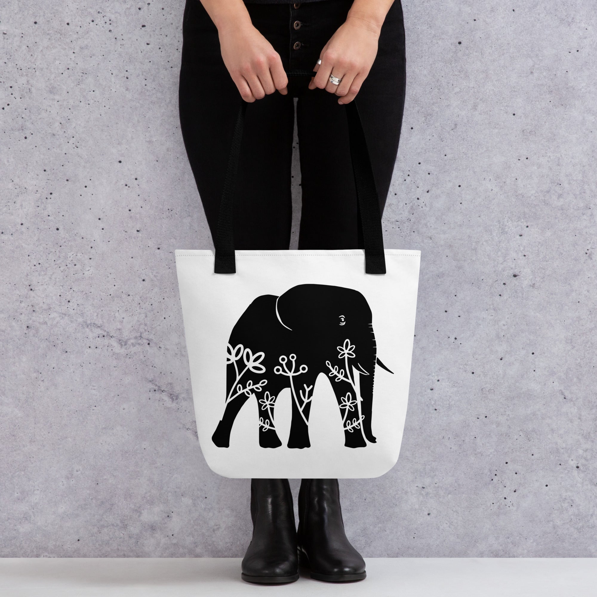 Tote bag Wildlife Elephant