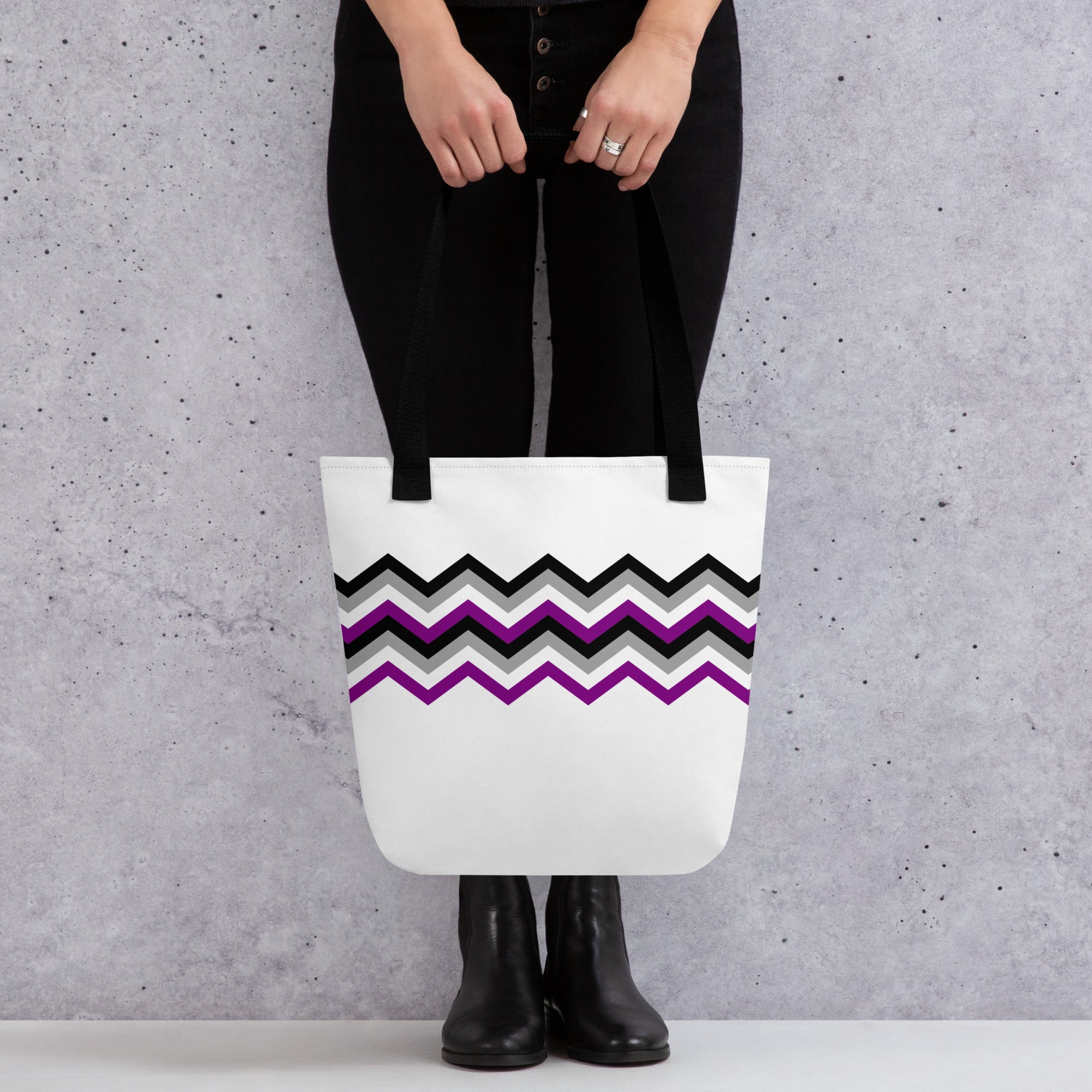 Tote bag Zigzag Asexual