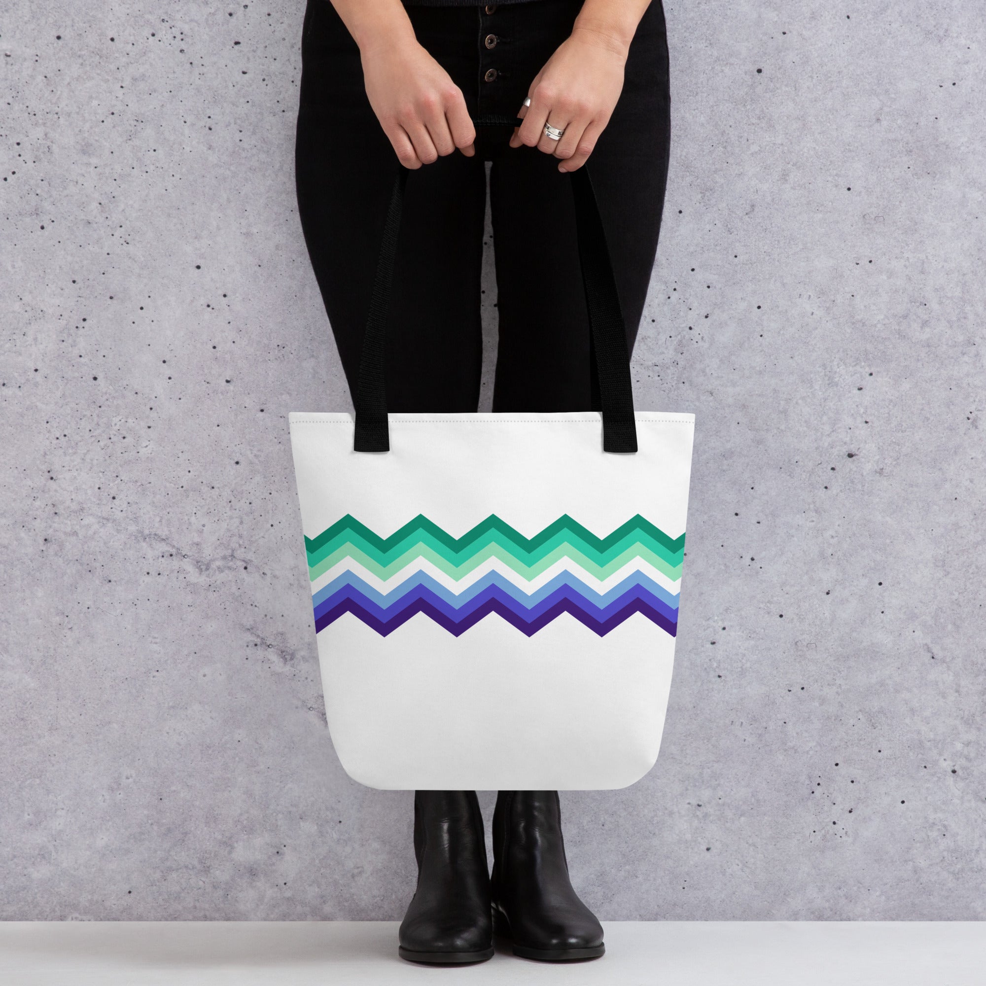 Tote bag Zigzag Gaymen