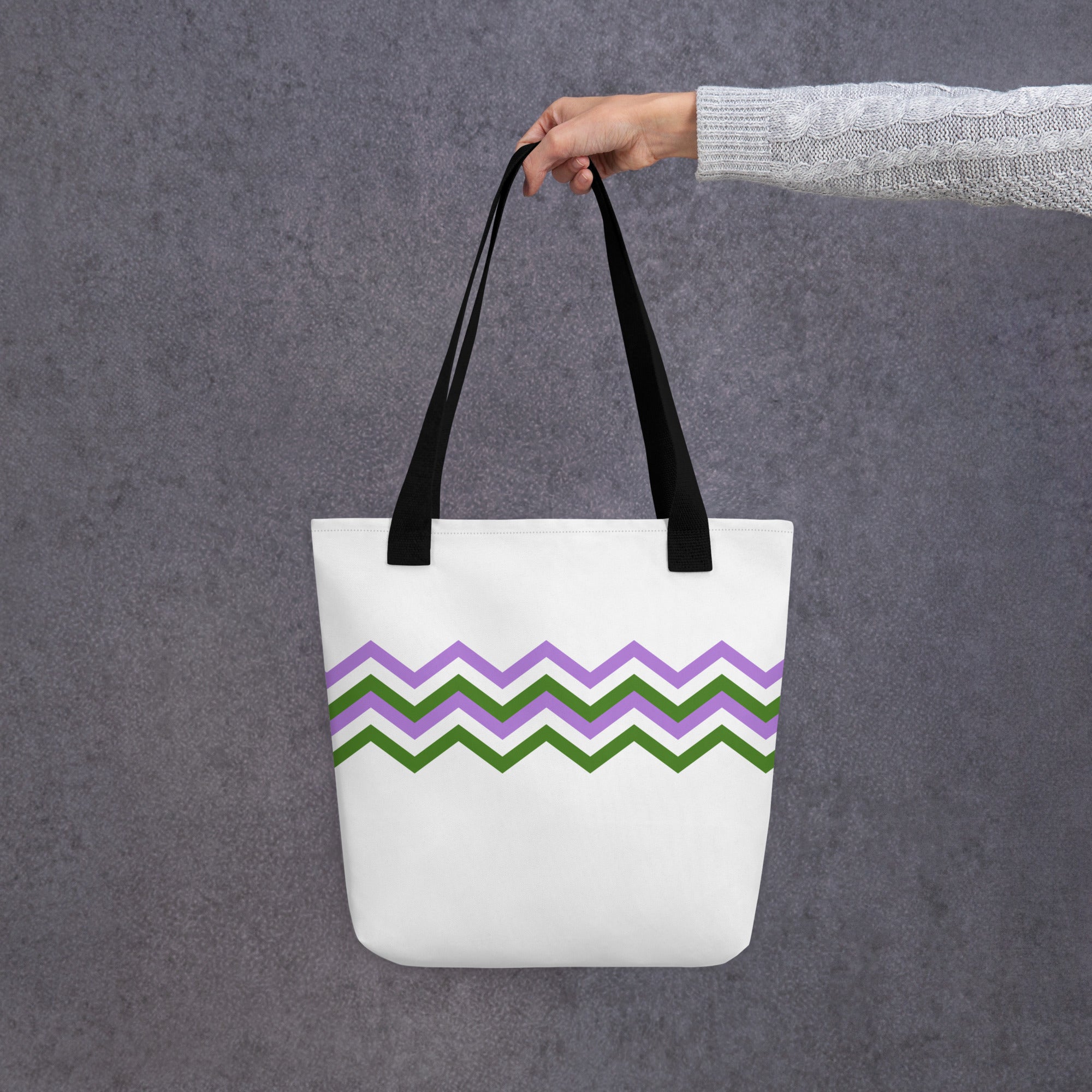Tote bag Zigzag Genderqueer