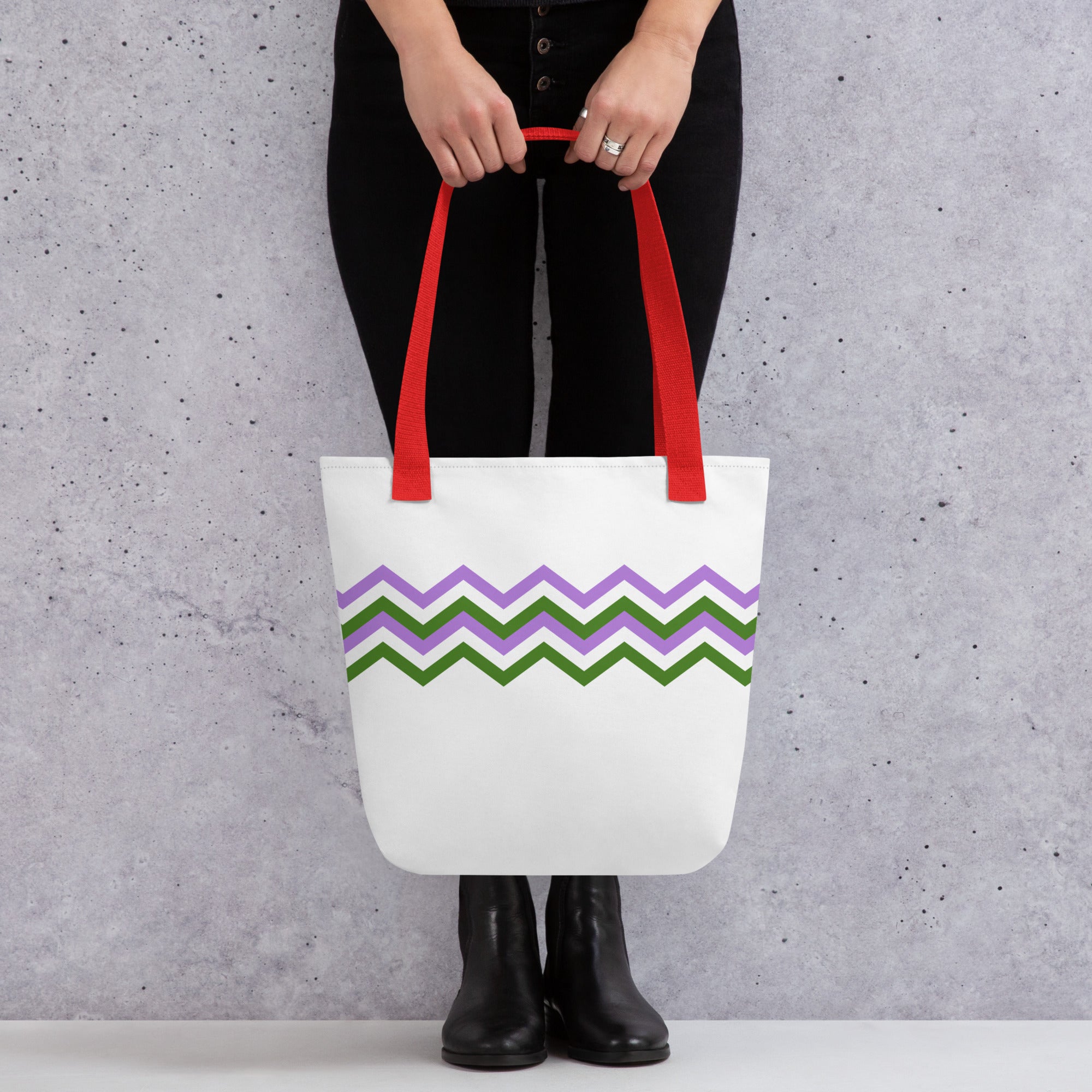 Tote bag Zigzag Genderqueer