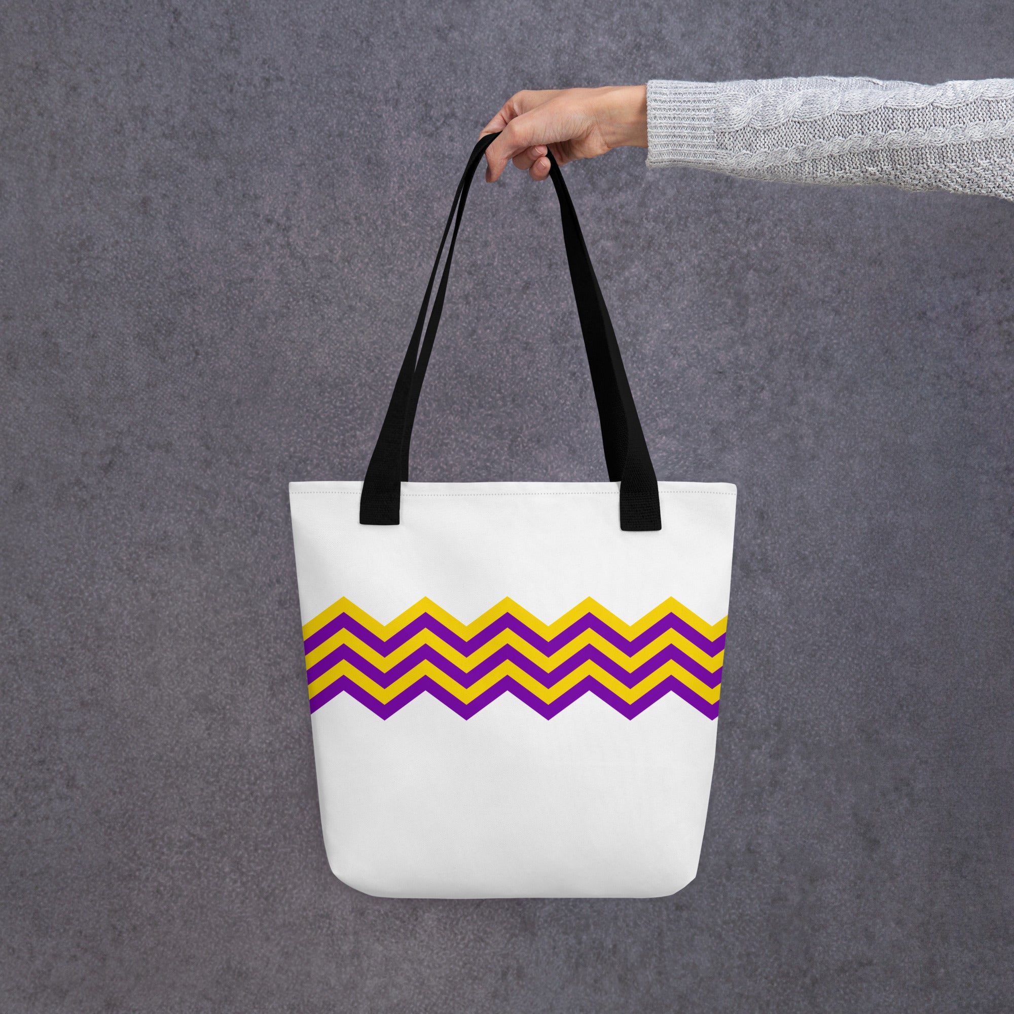 Tote bag Zigzag Intersex
