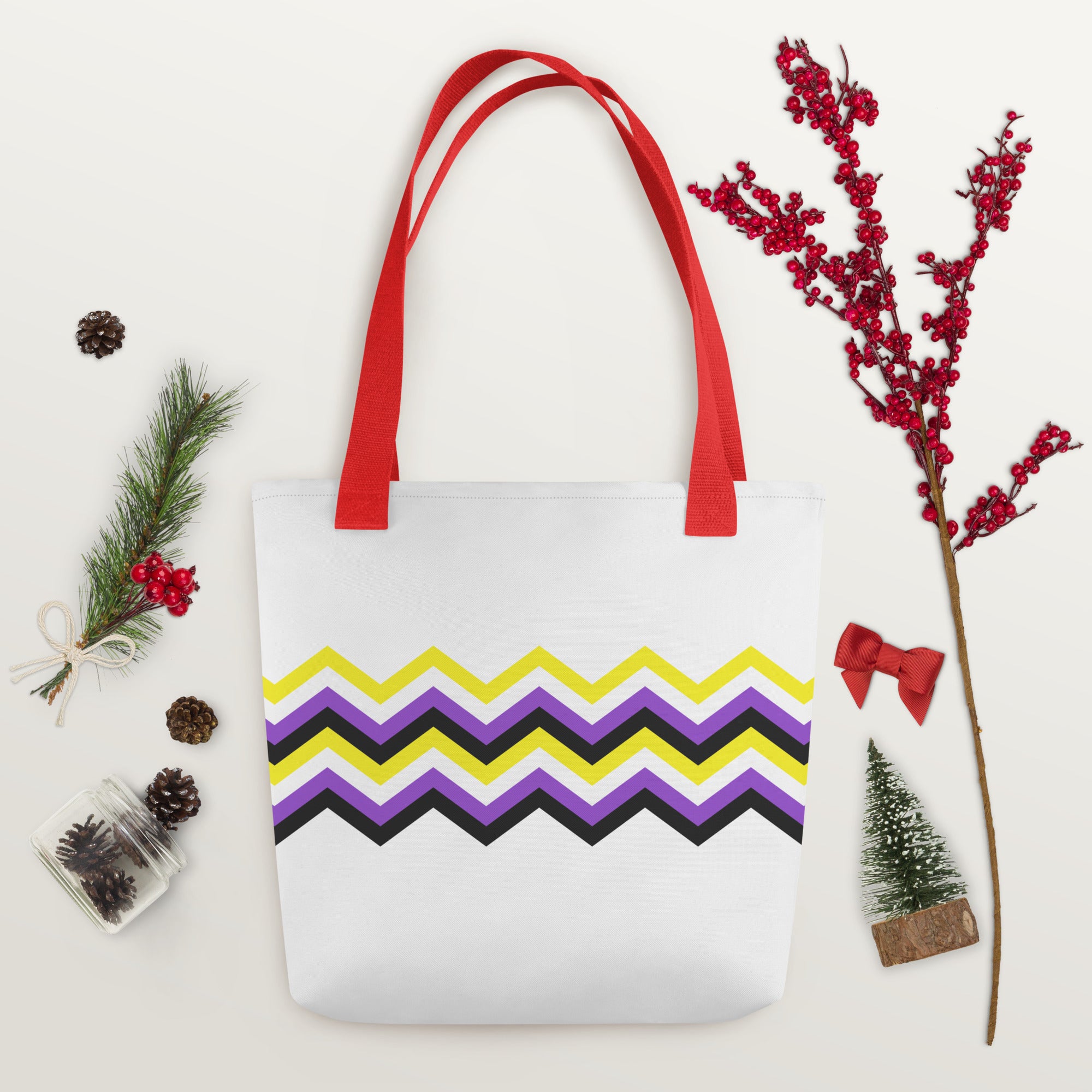 Tote bag Zigzag Nonbinary