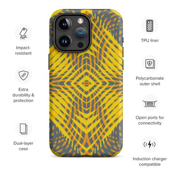 Tough Case for iPhone® African Motif Pattern II