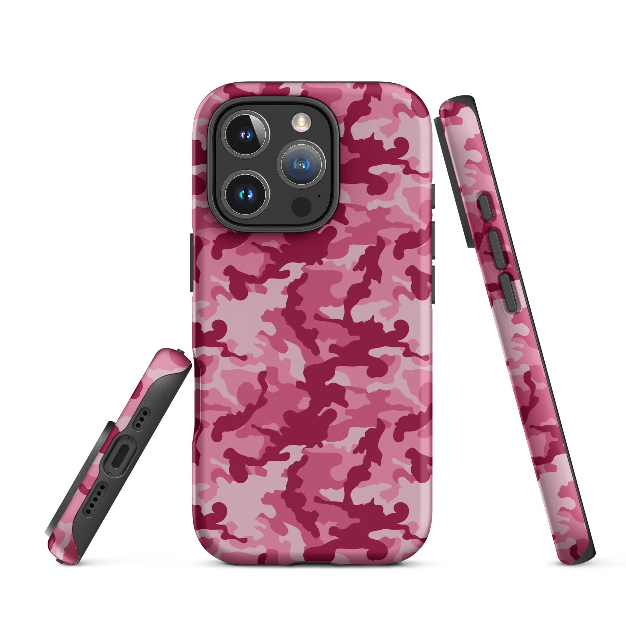 Tough Case for iPhone® Camo Dark Pink