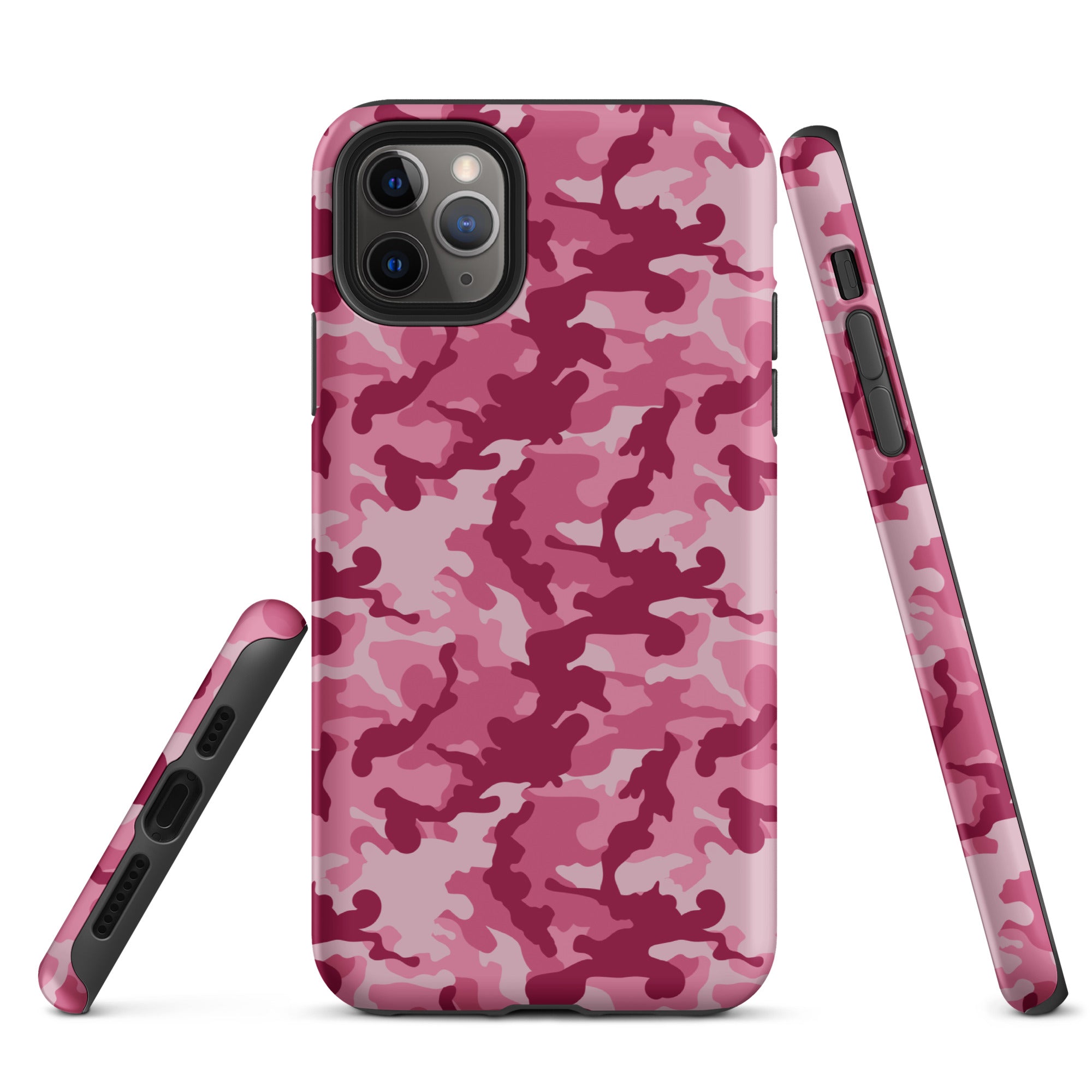 Tough Case for iPhone® Camo Dark Pink