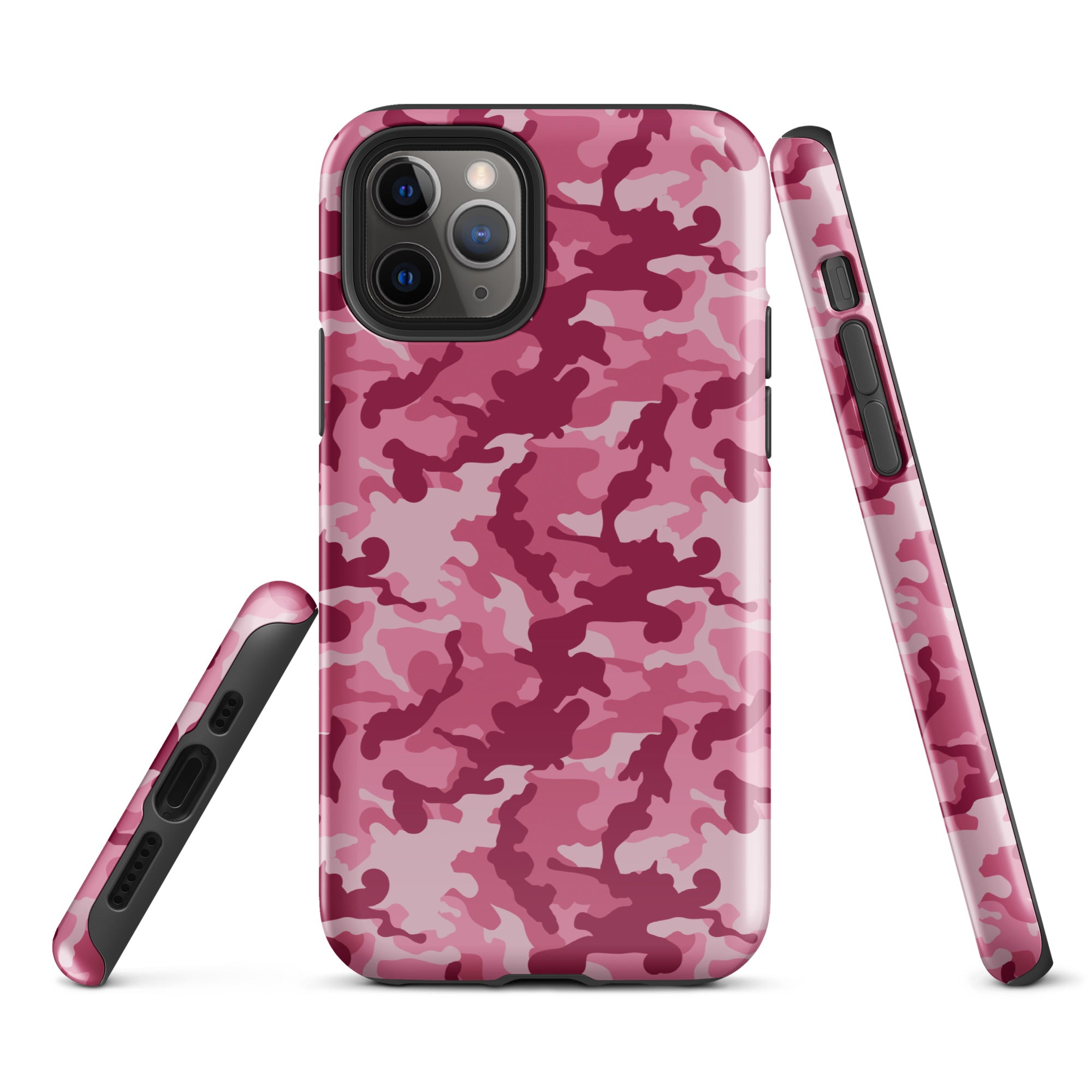 Tough Case for iPhone® Camo Dark Pink