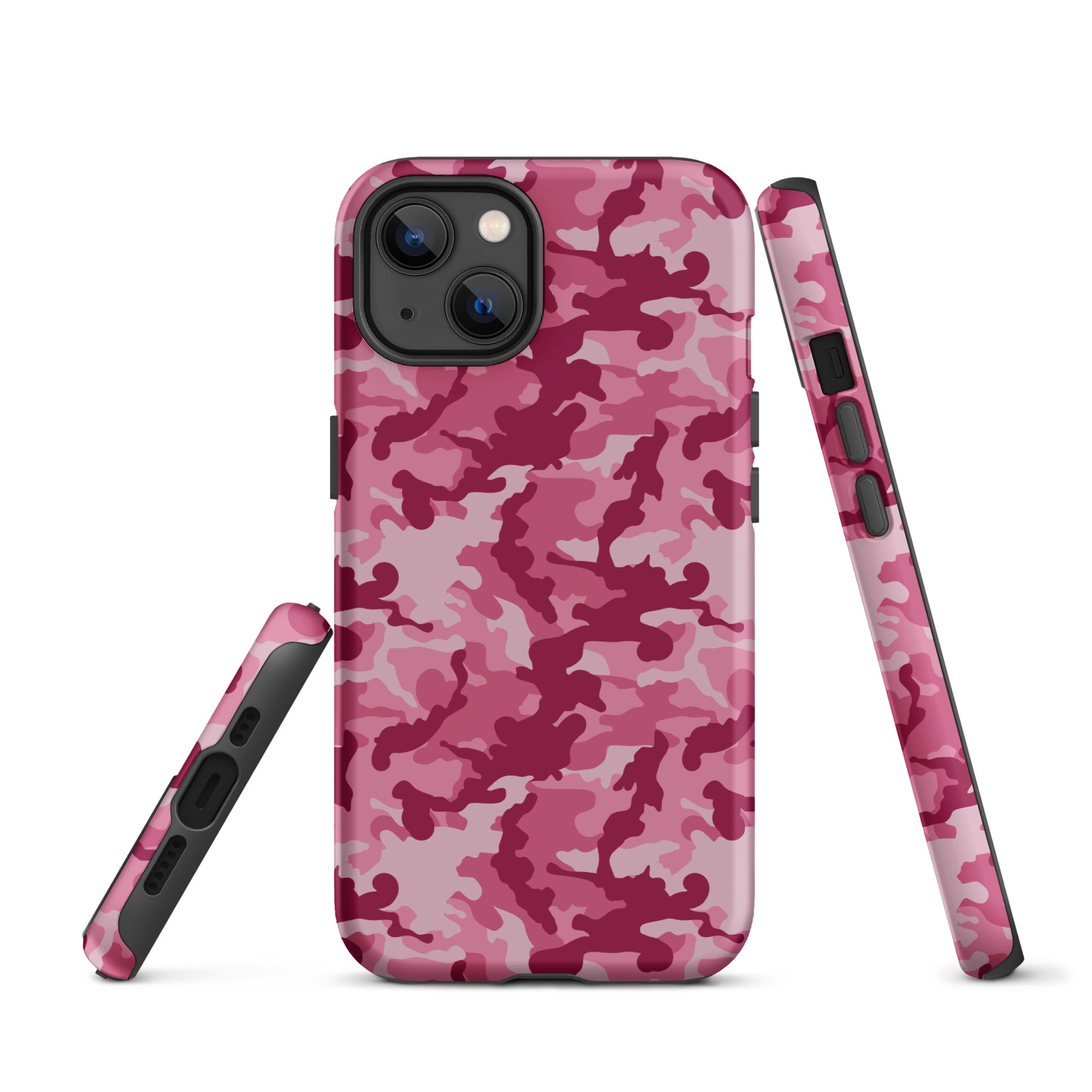 Tough Case for iPhone® Camo Dark Pink