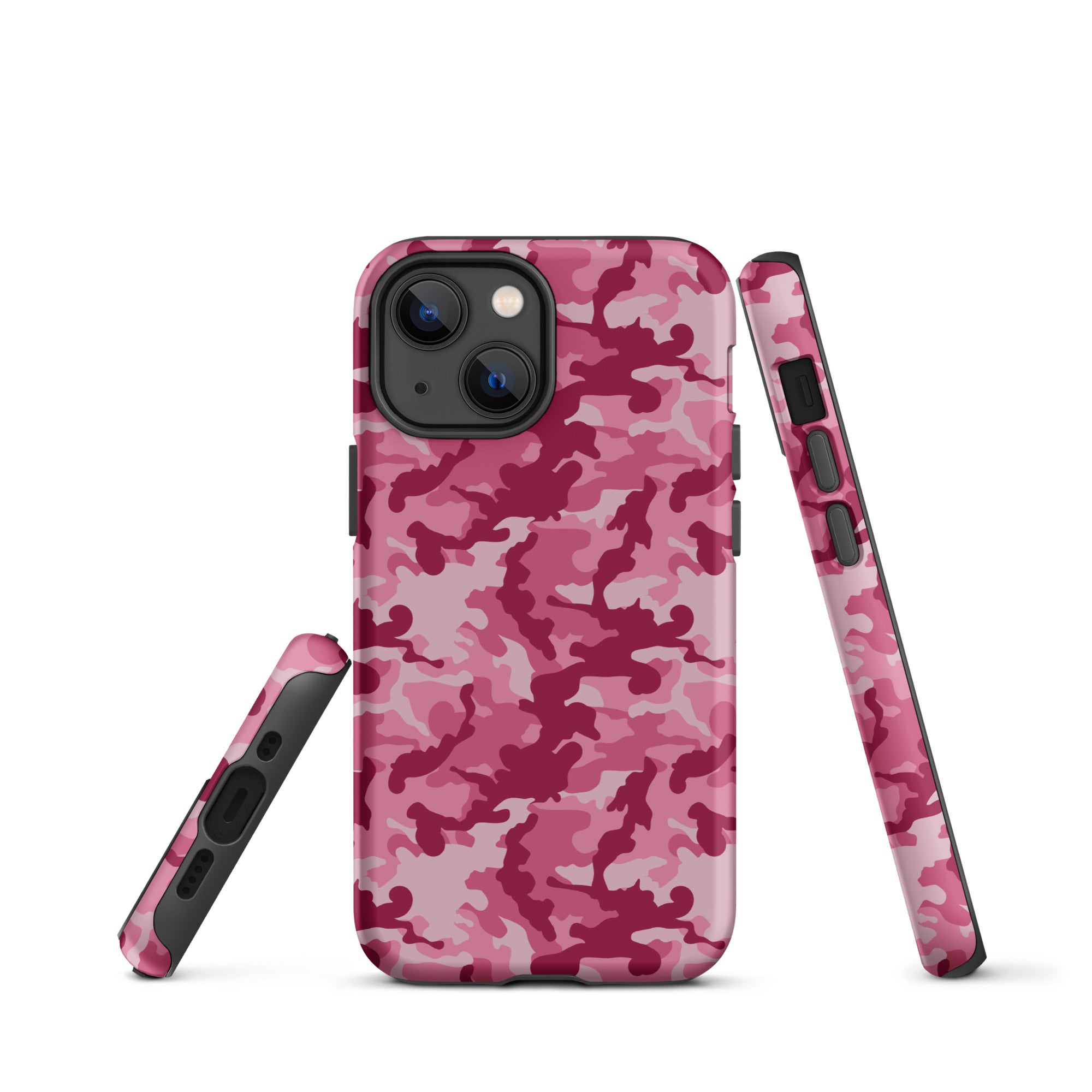 Tough Case for iPhone® Camo Dark Pink