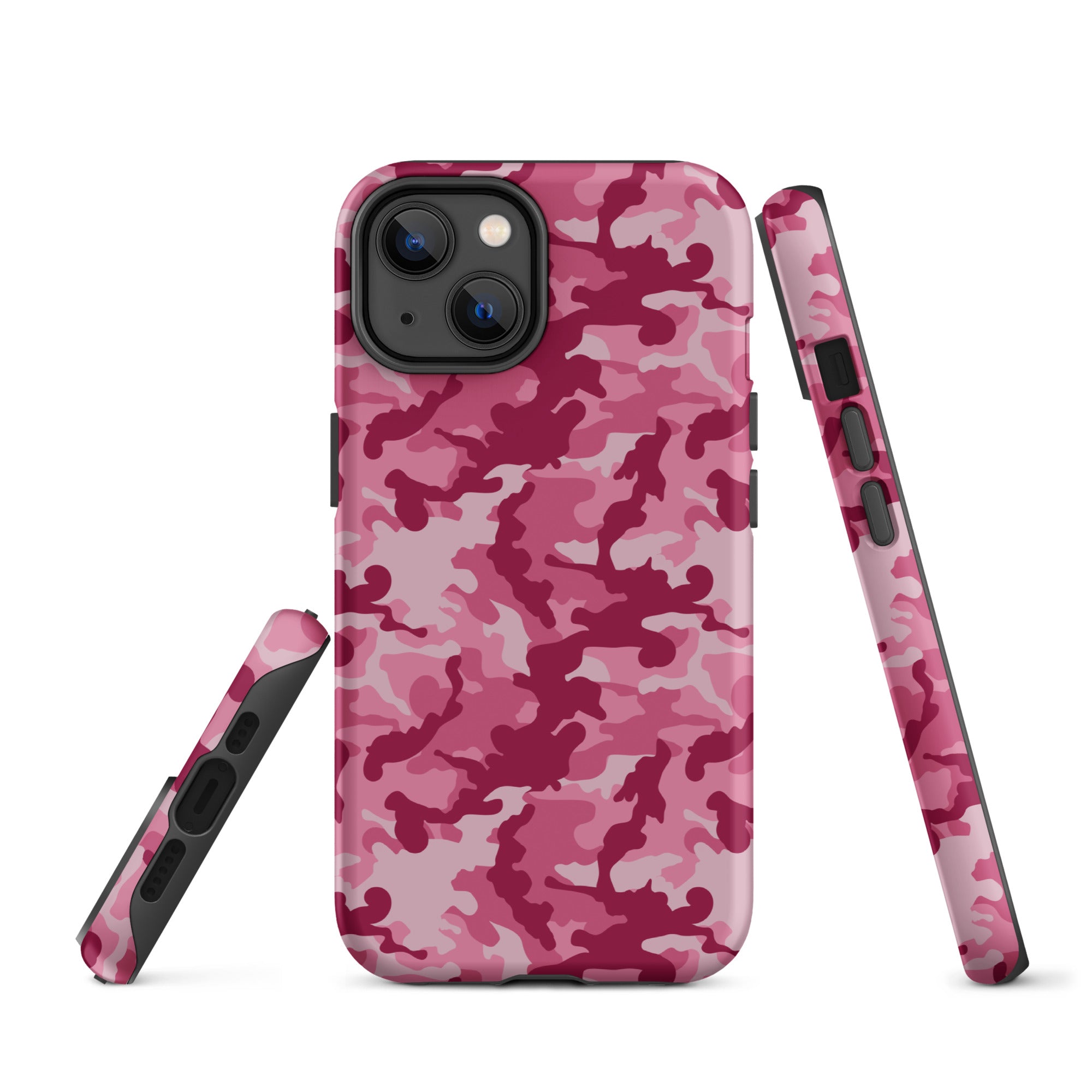 Tough Case for iPhone® Camo Dark Pink