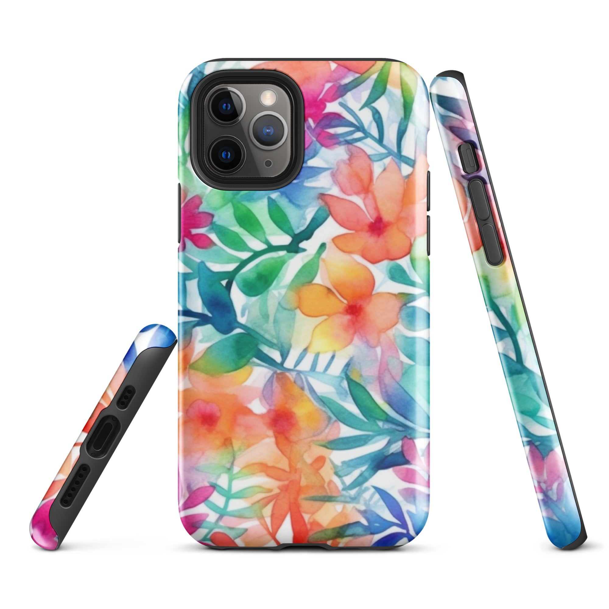 Tough Case for iPhone® Floral Pattern III