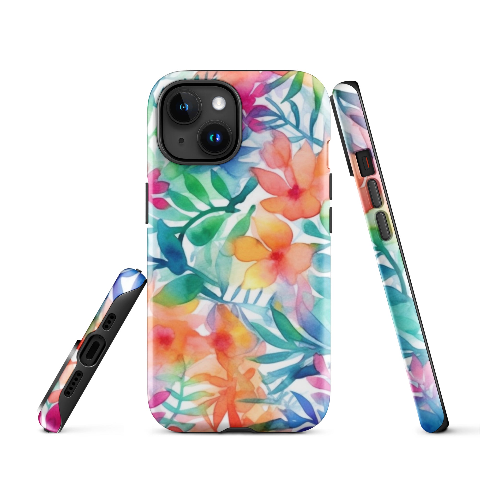 Tough Case for iPhone® Floral Pattern III