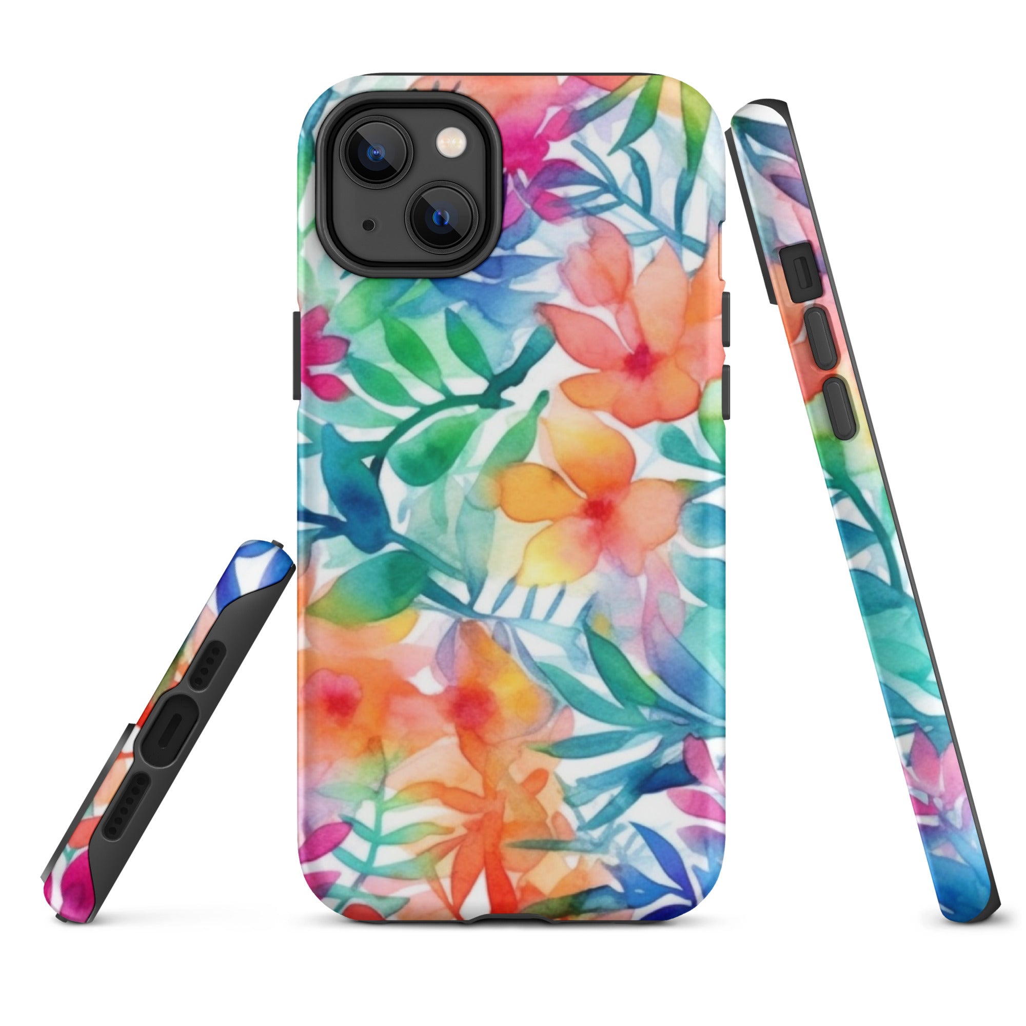 Tough Case for iPhone® Floral Pattern III