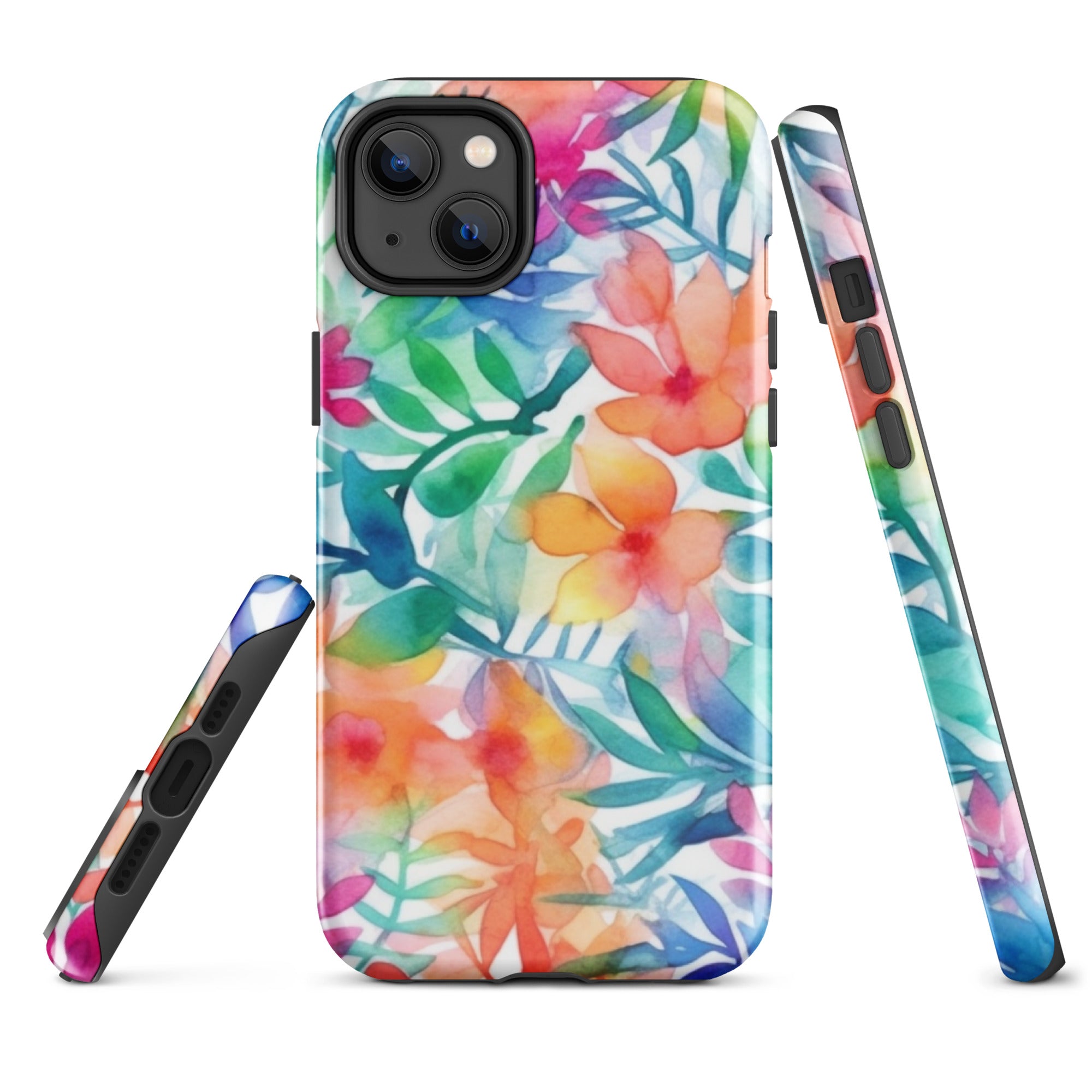 Tough Case for iPhone® Floral Pattern III