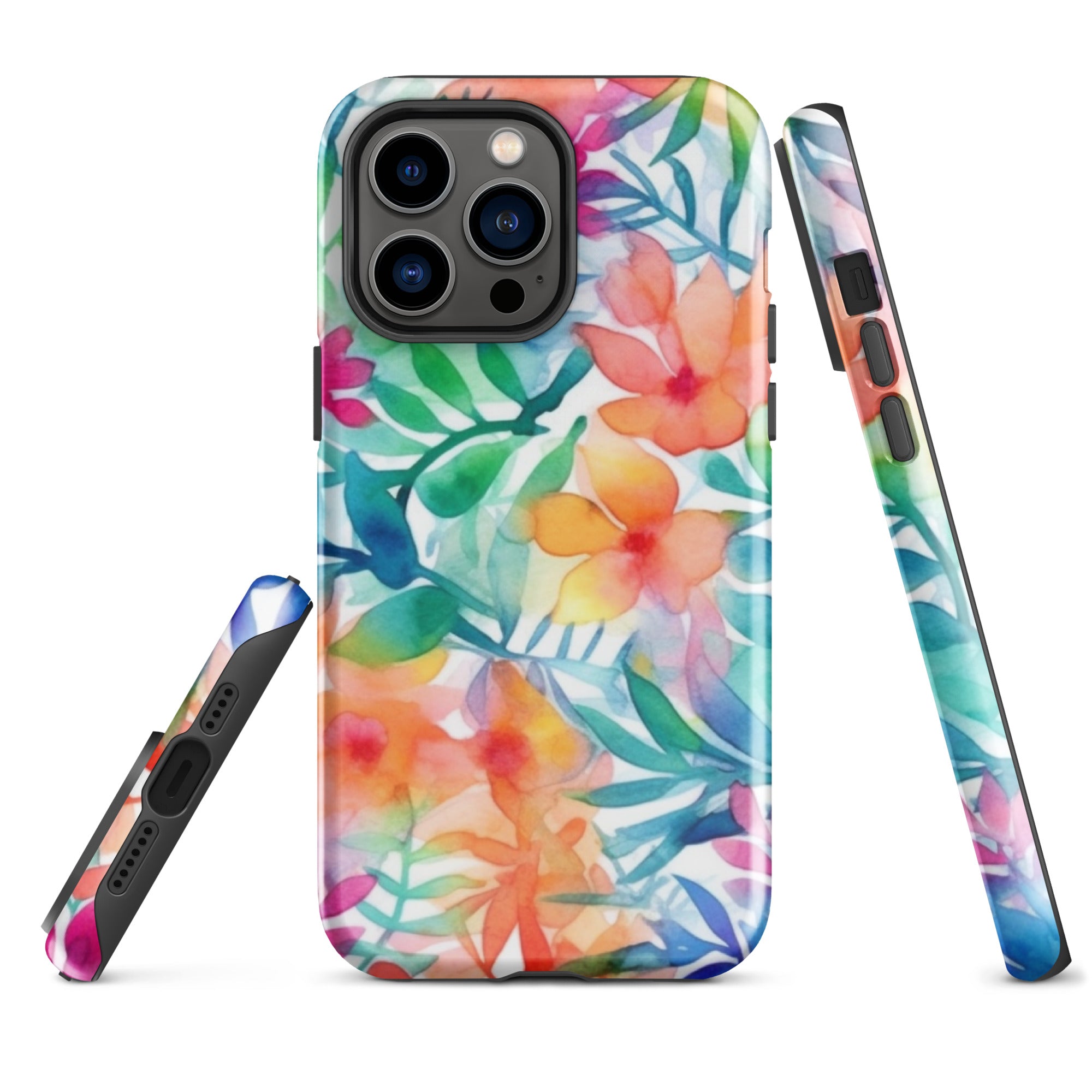 Tough Case for iPhone® Floral Pattern III