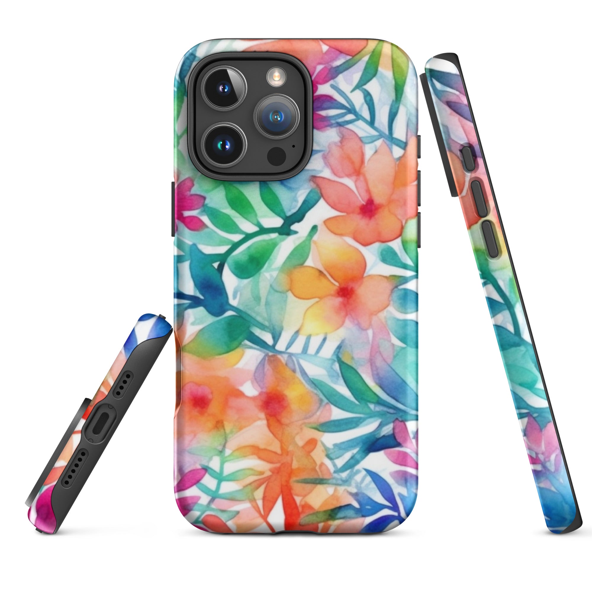 Tough Case for iPhone® Floral Pattern III