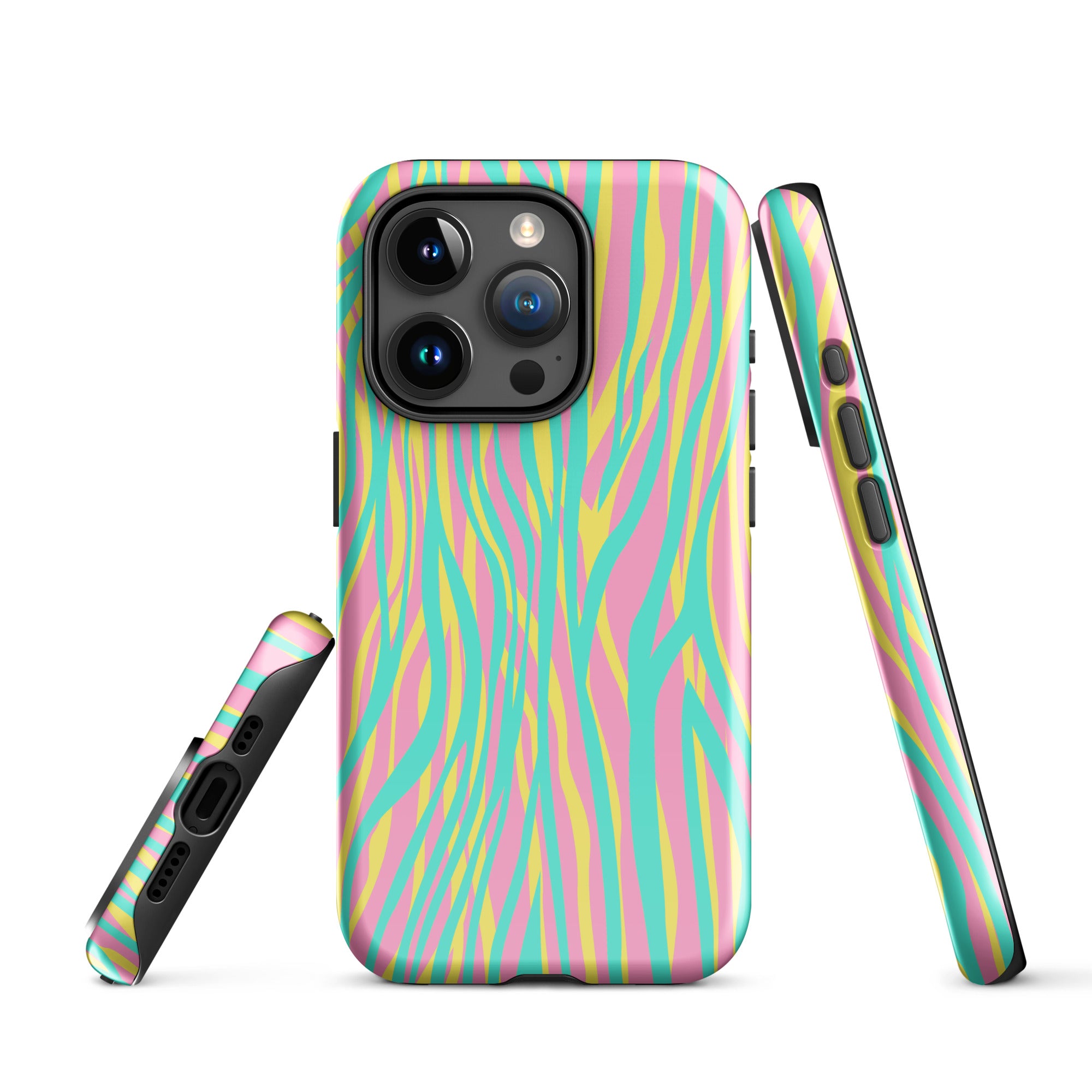 Tough Case for iPhone® Funky Zebra Pattern I