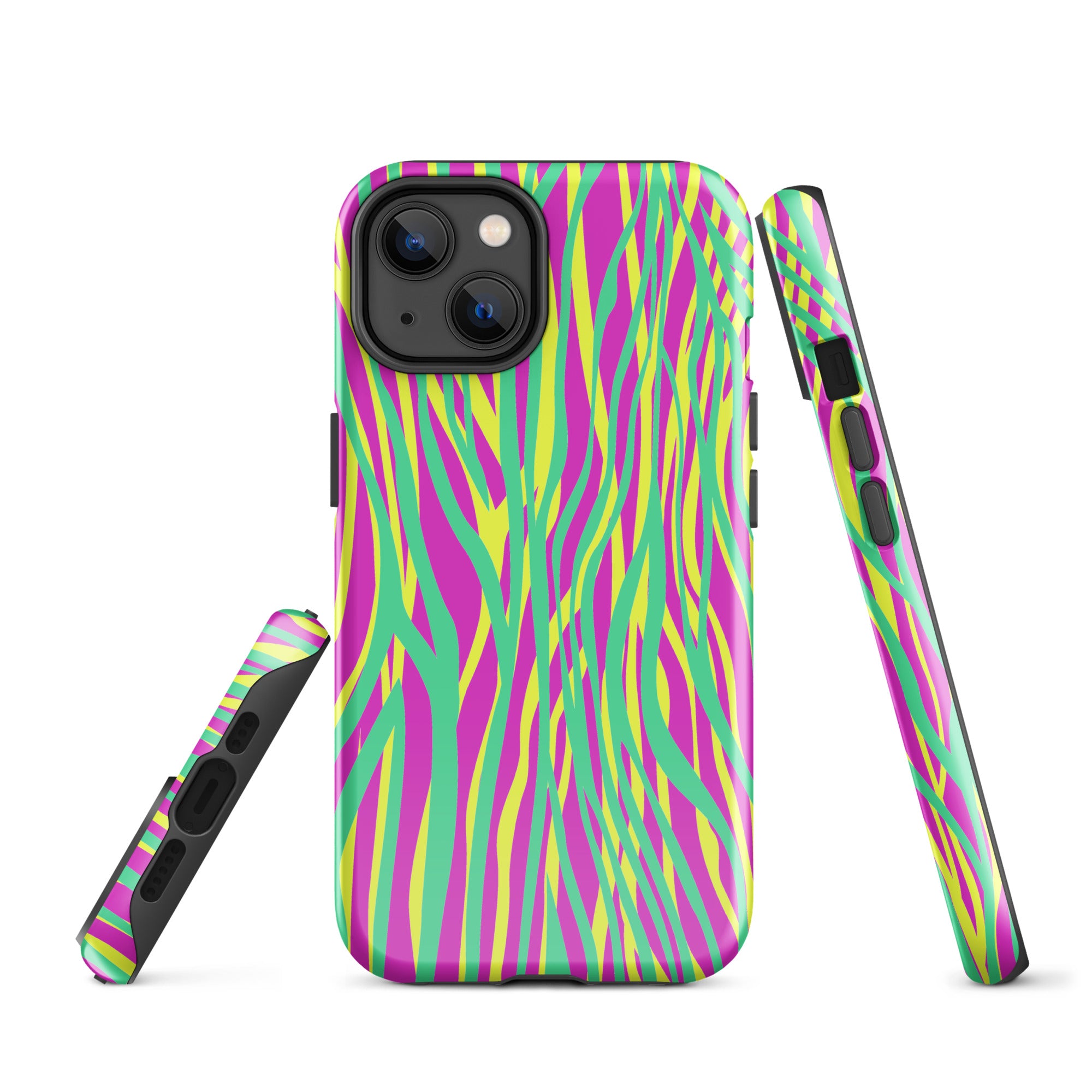 Tough Case for iPhone® Funky Zebra Pattern II