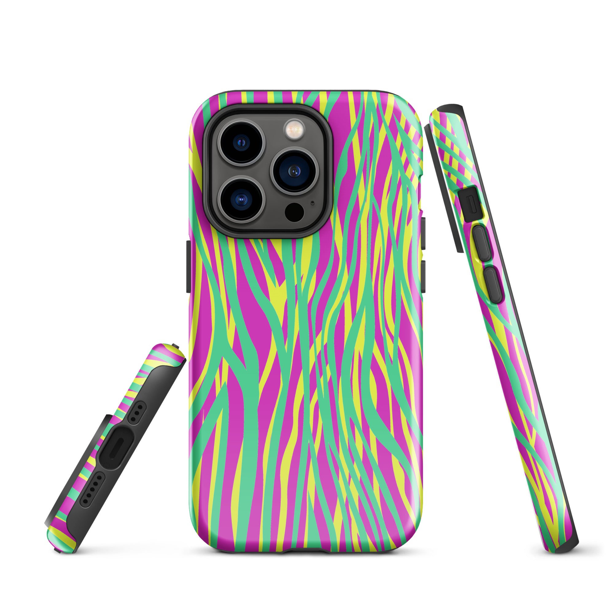 Tough Case for iPhone® Funky Zebra Pattern II