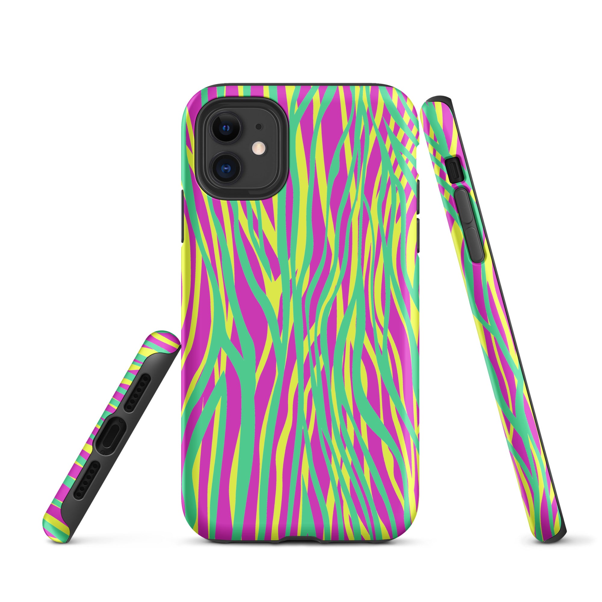 Tough Case for iPhone® Funky Zebra Pattern II