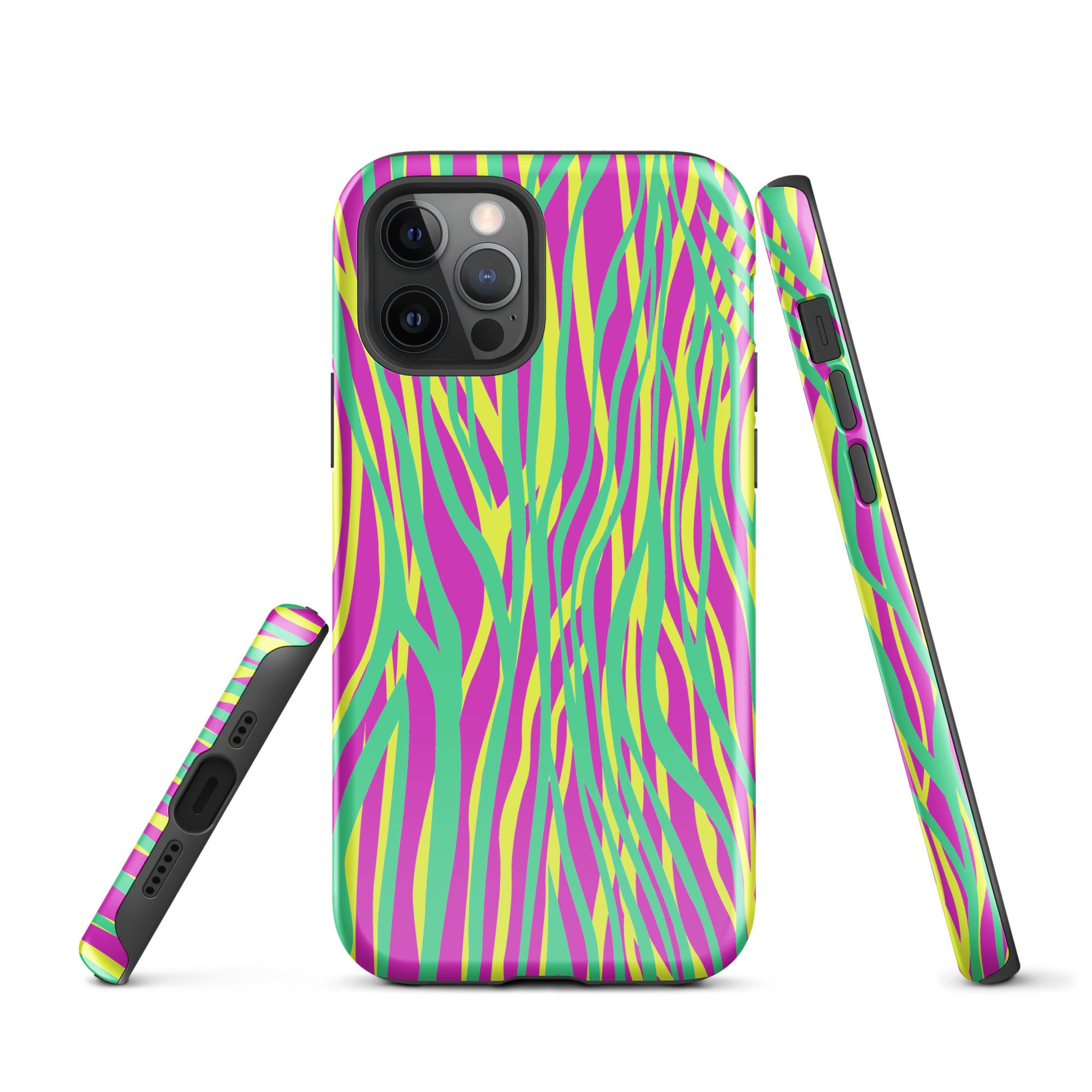Tough Case for iPhone® Funky Zebra Pattern II