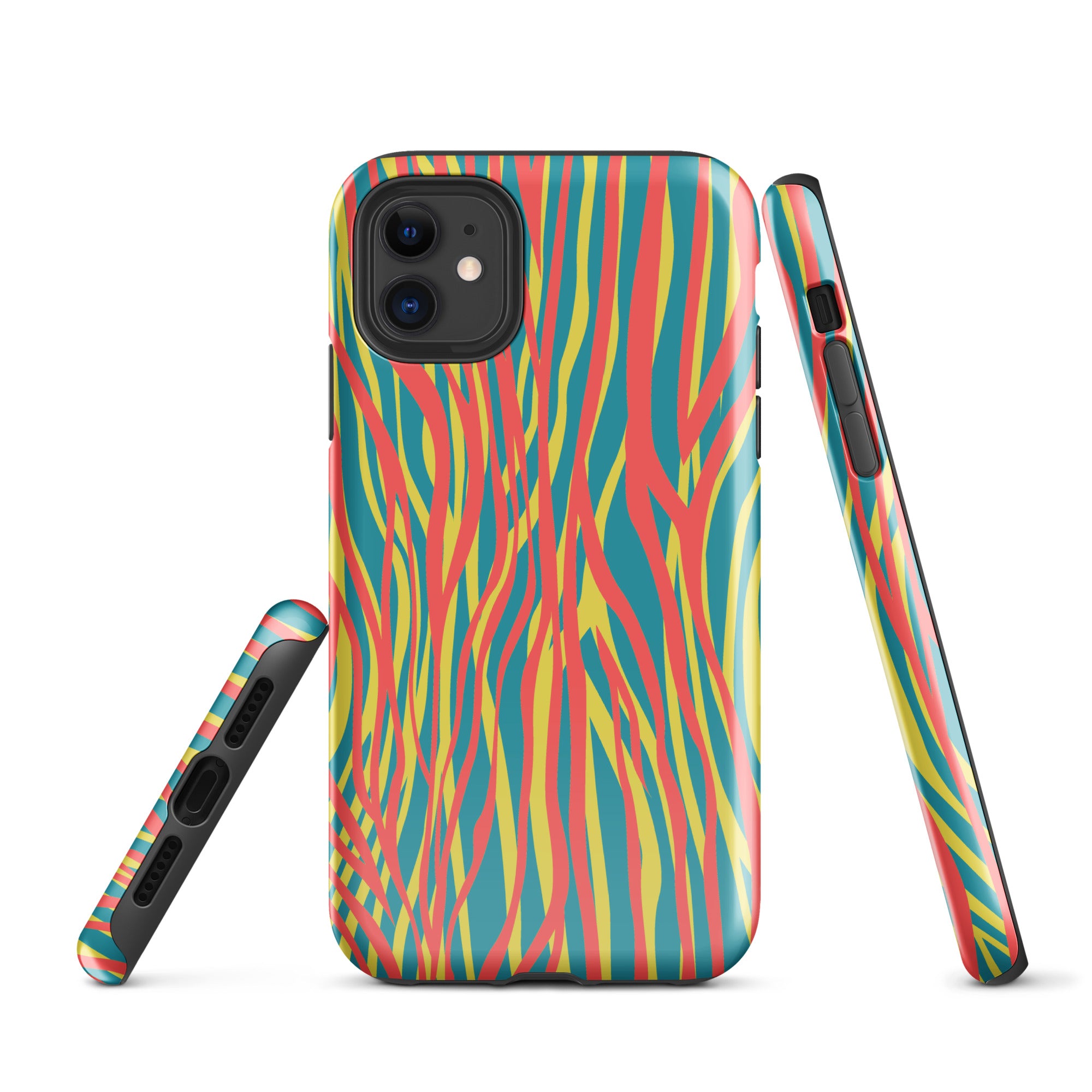 Tough Case for iPhone® Funky Zebra Pattern III