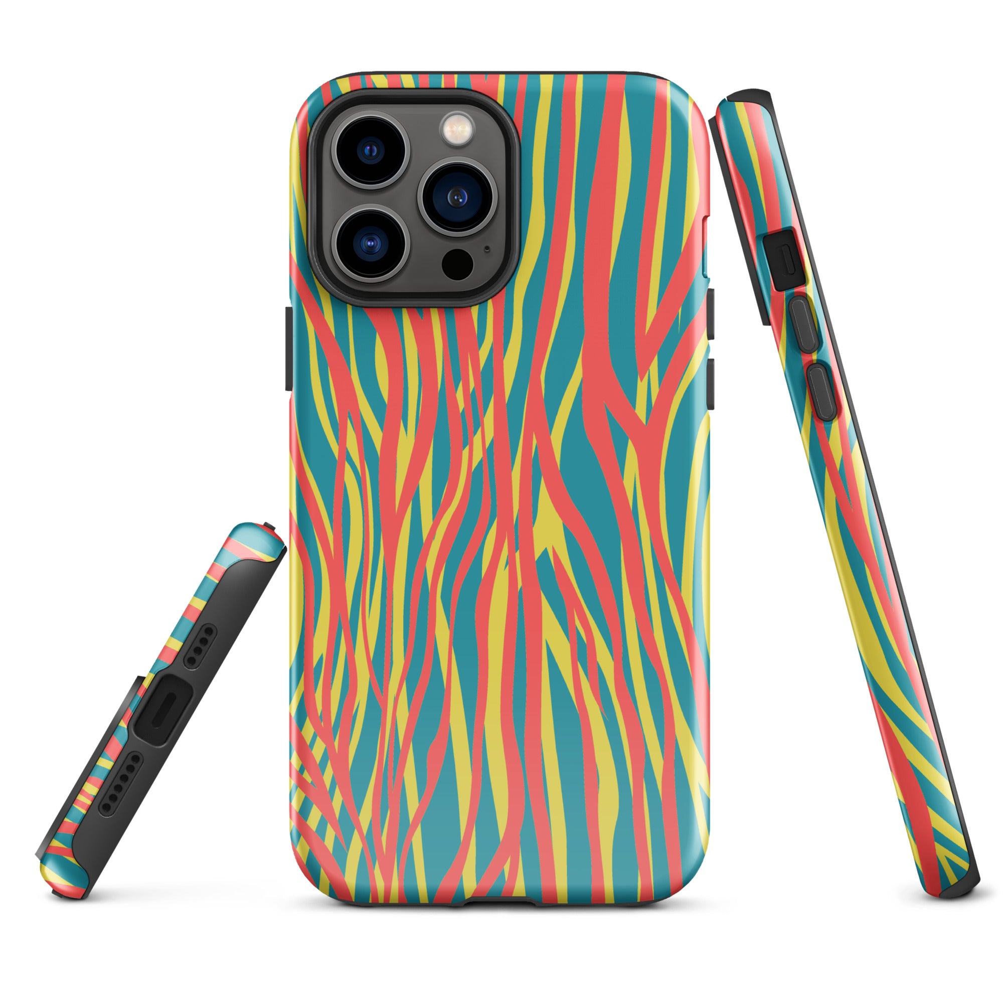 Tough Case for iPhone® Funky Zebra Pattern III