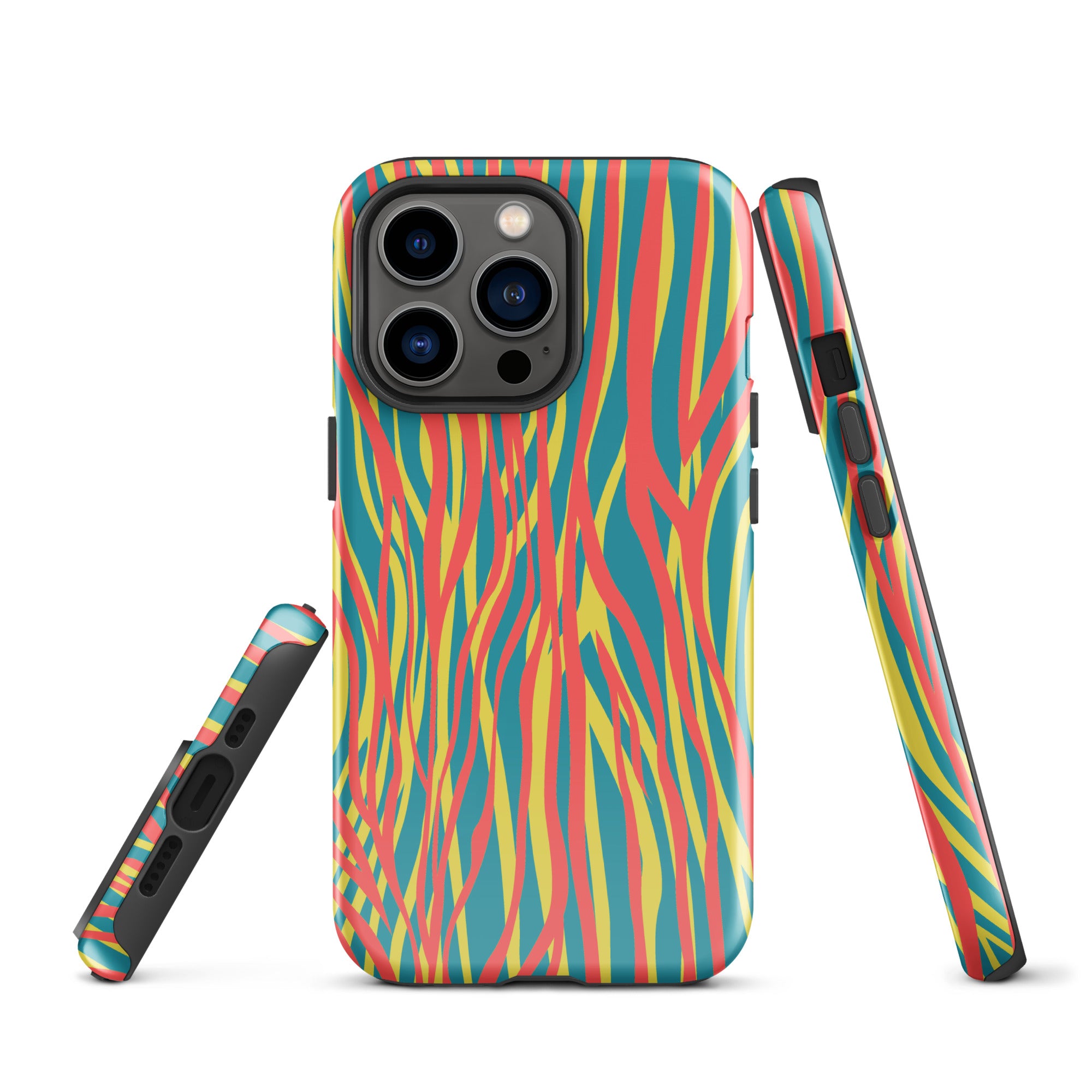 Tough Case for iPhone® Funky Zebra Pattern III