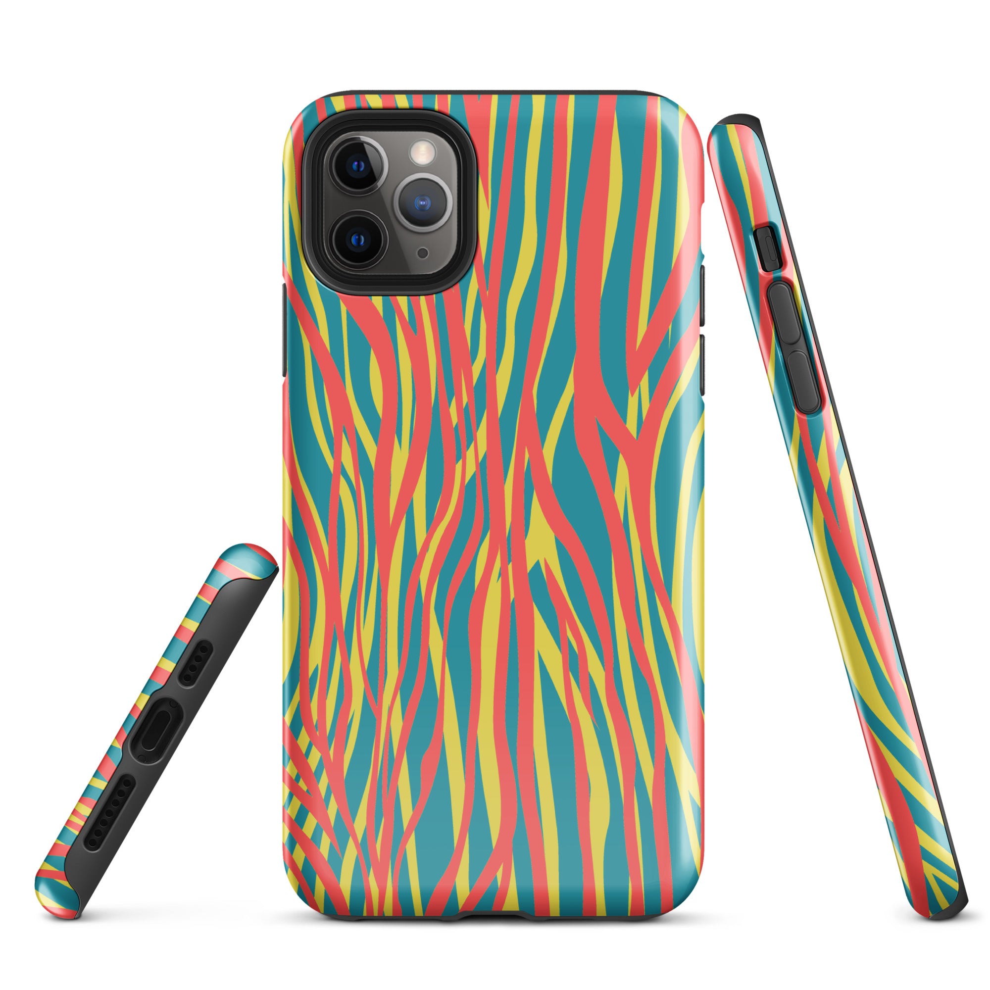 Tough Case for iPhone® Funky Zebra Pattern III
