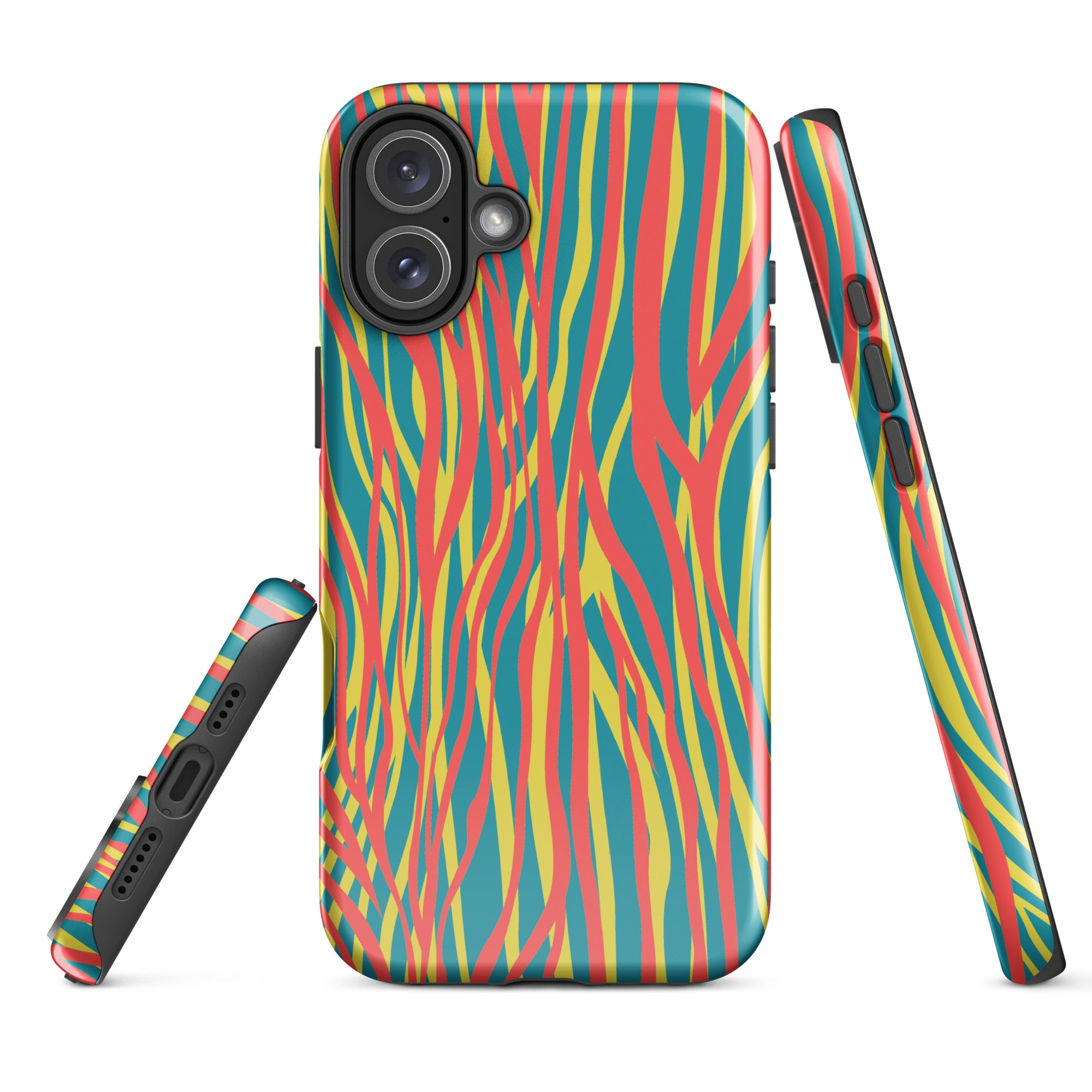 Tough Case for iPhone® Funky Zebra Pattern III