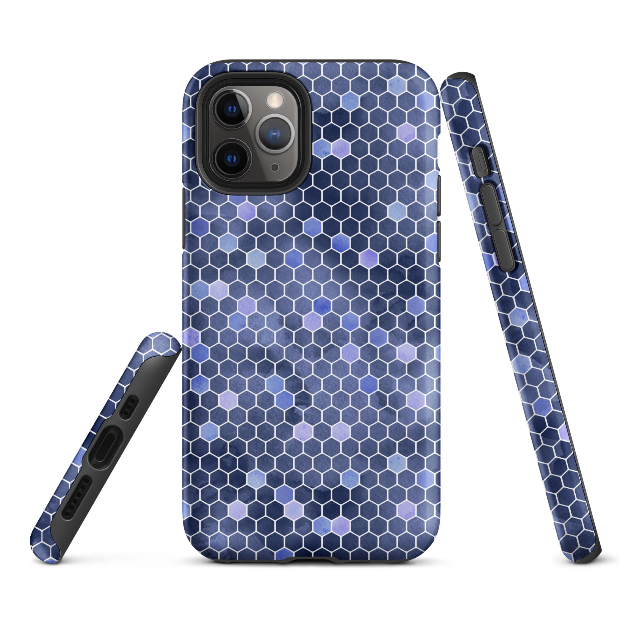 Tough Case for iPhone® Honeycomb Blue