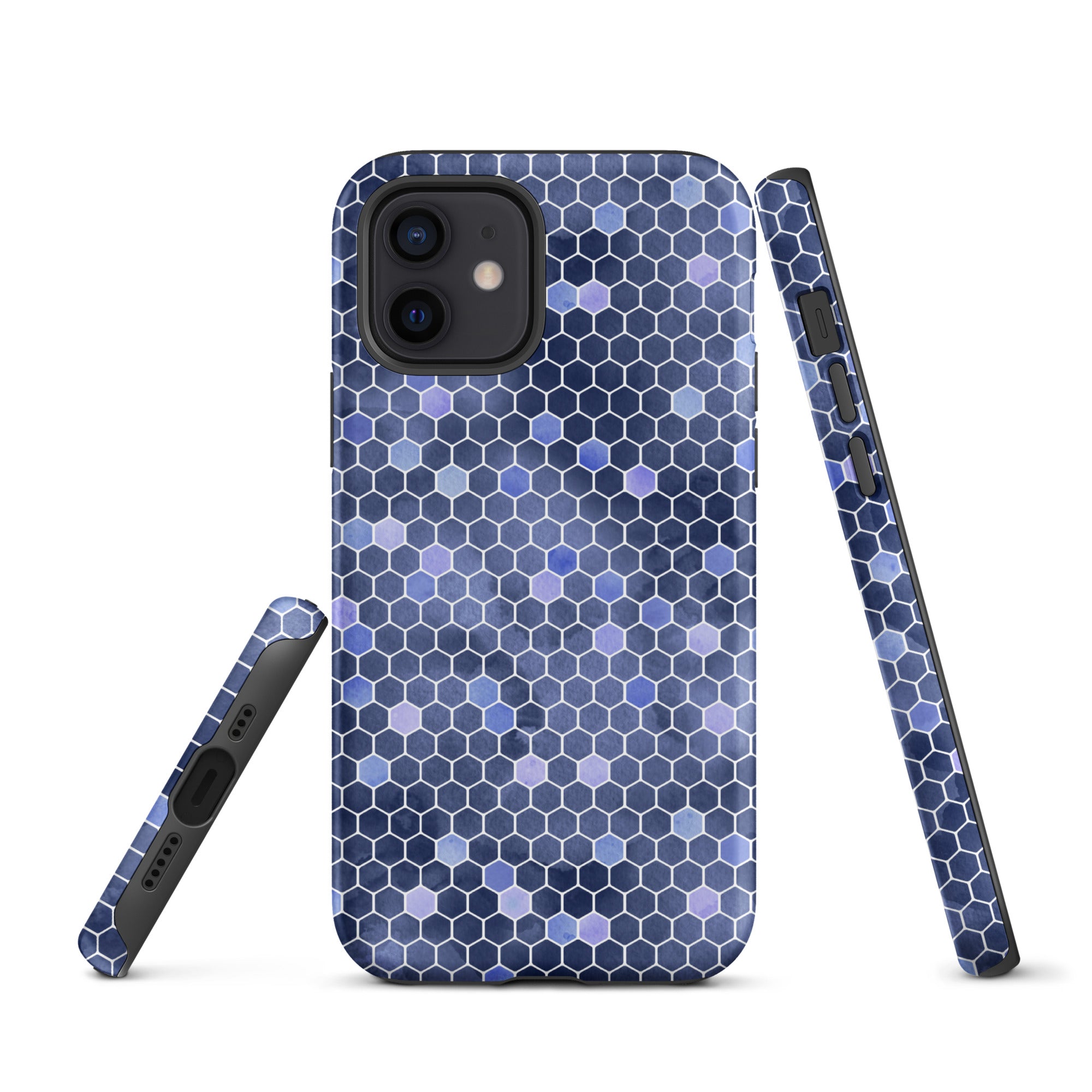Tough Case for iPhone® Honeycomb Blue
