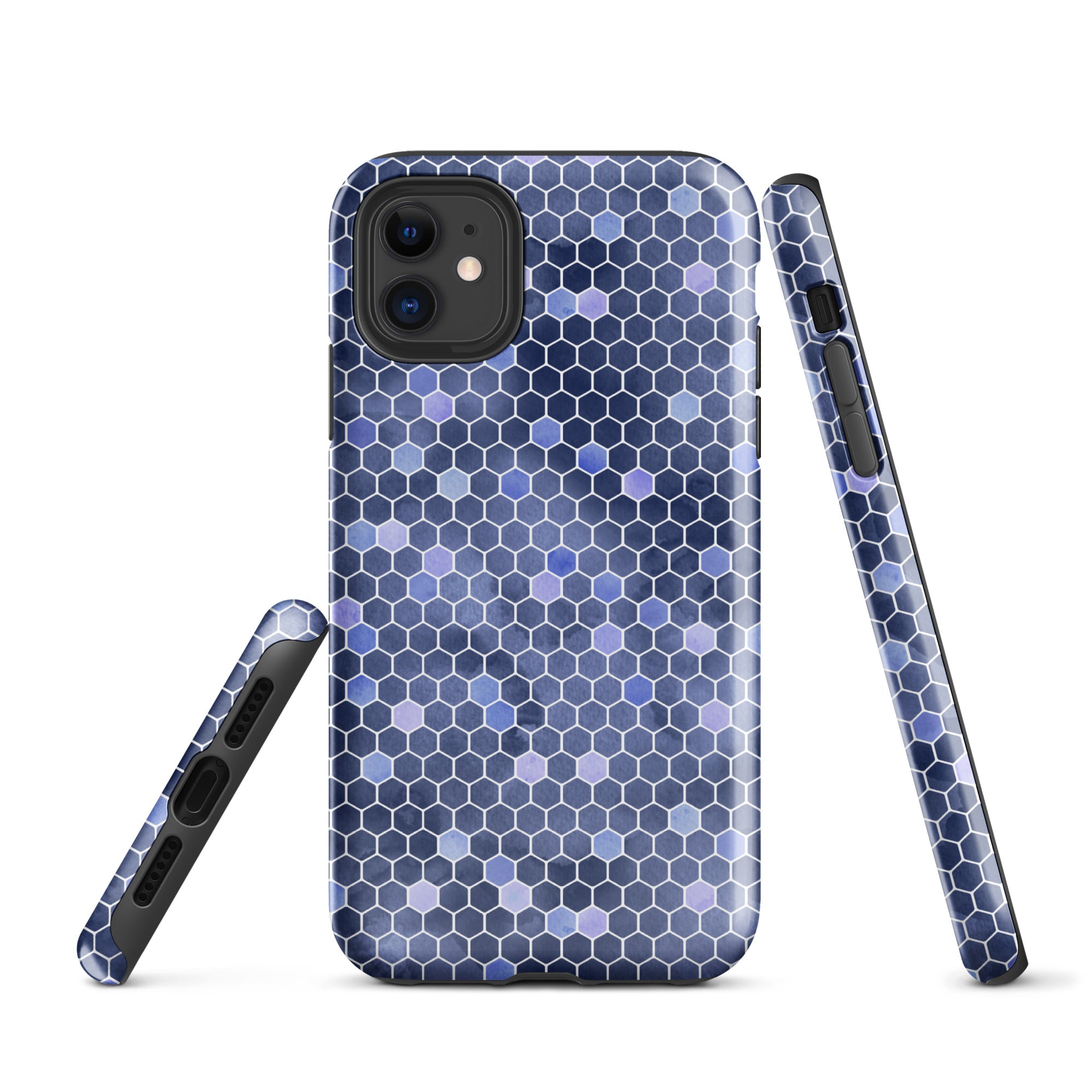 Tough Case for iPhone® Honeycomb Blue
