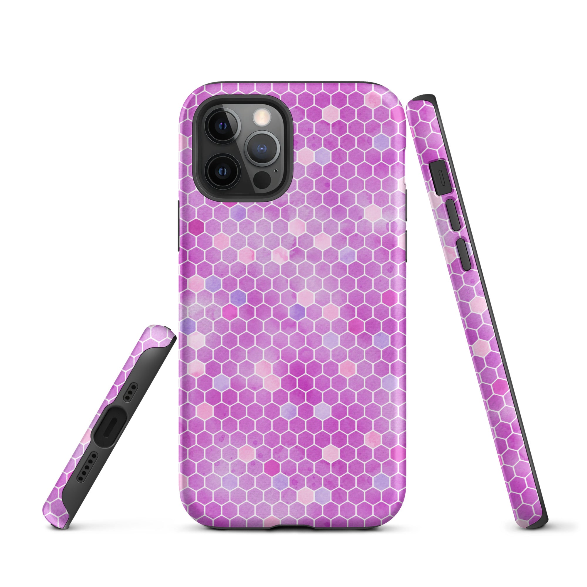 Tough Case for iPhone® Honeycomb Pink