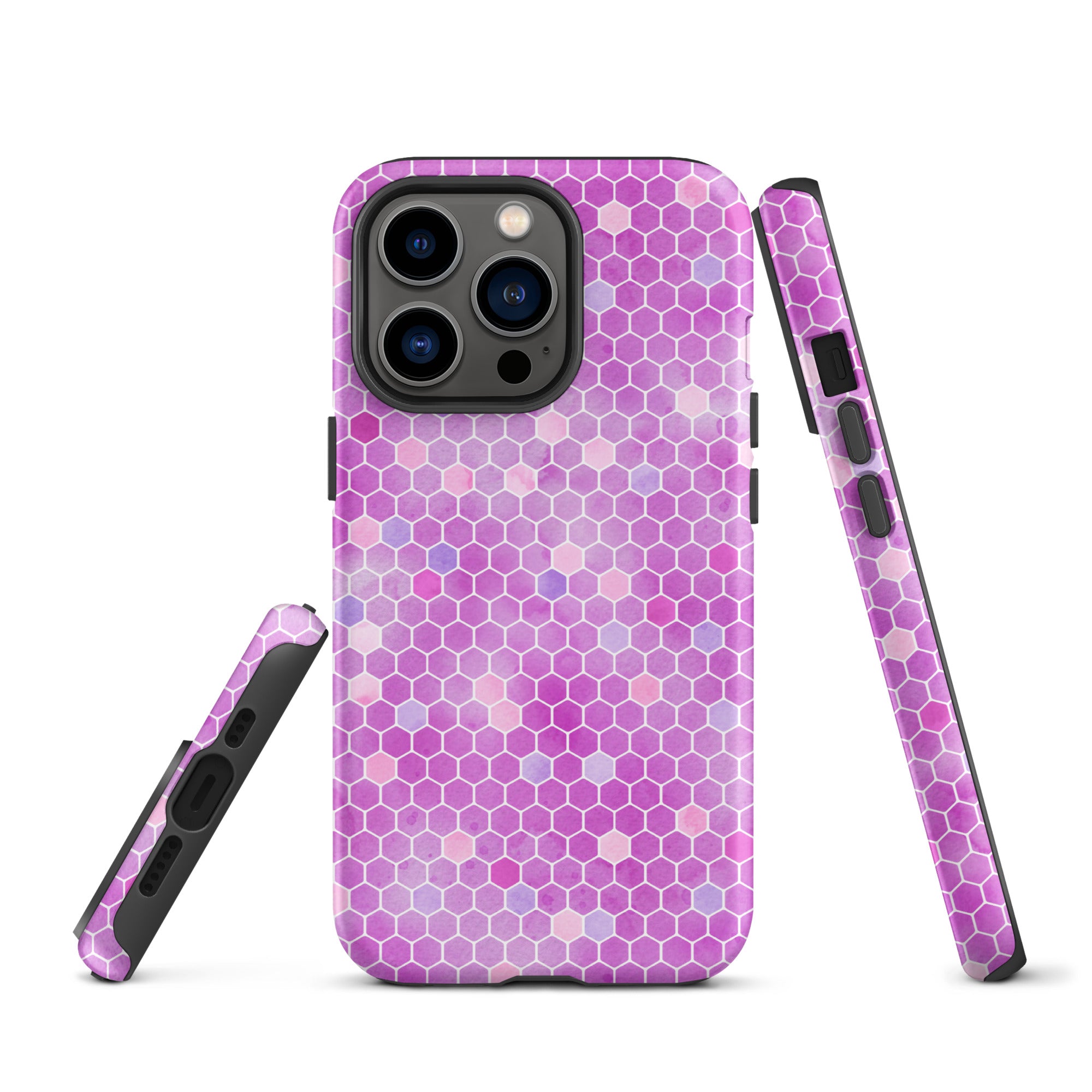 Tough Case for iPhone® Honeycomb Pink