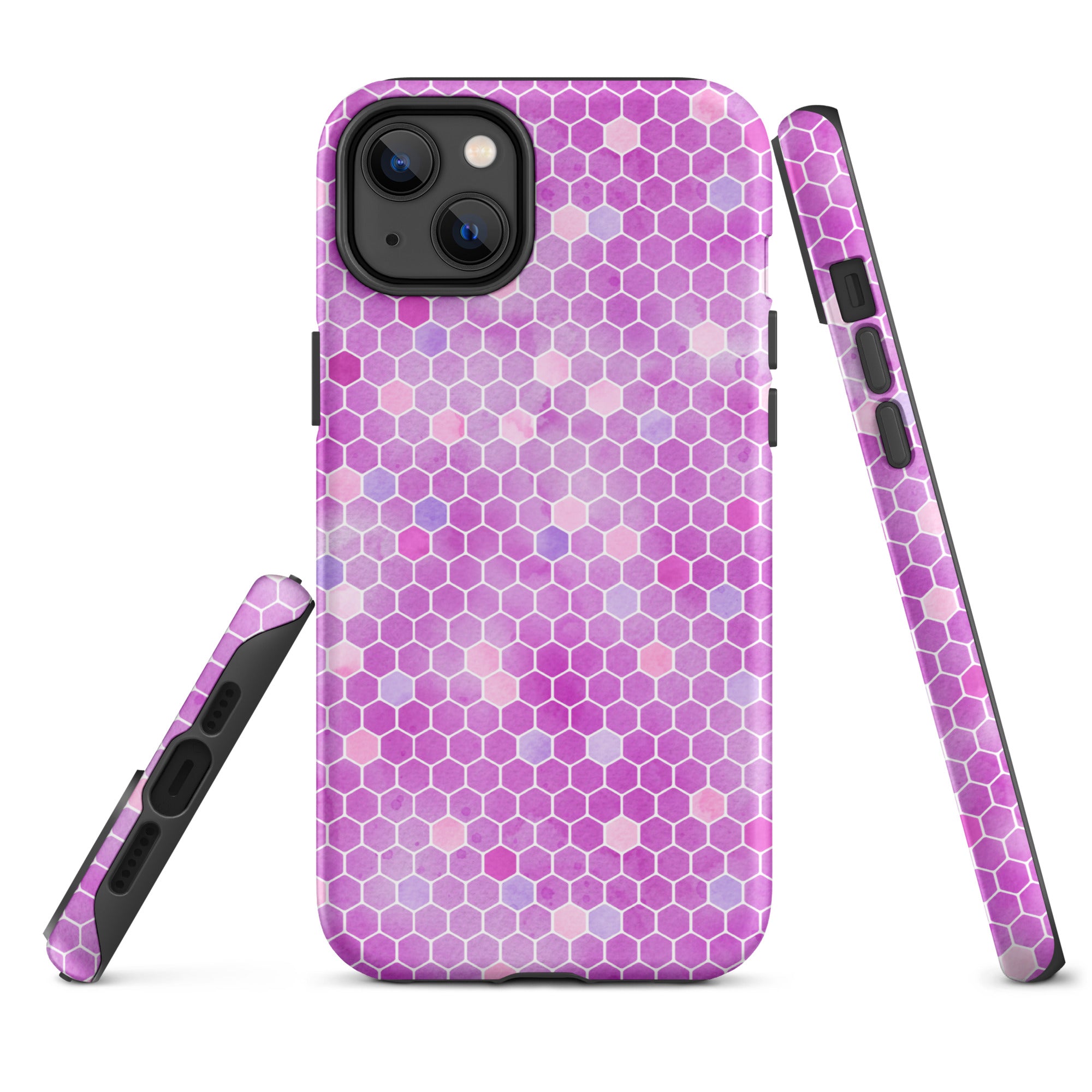 Tough Case for iPhone® Honeycomb Pink