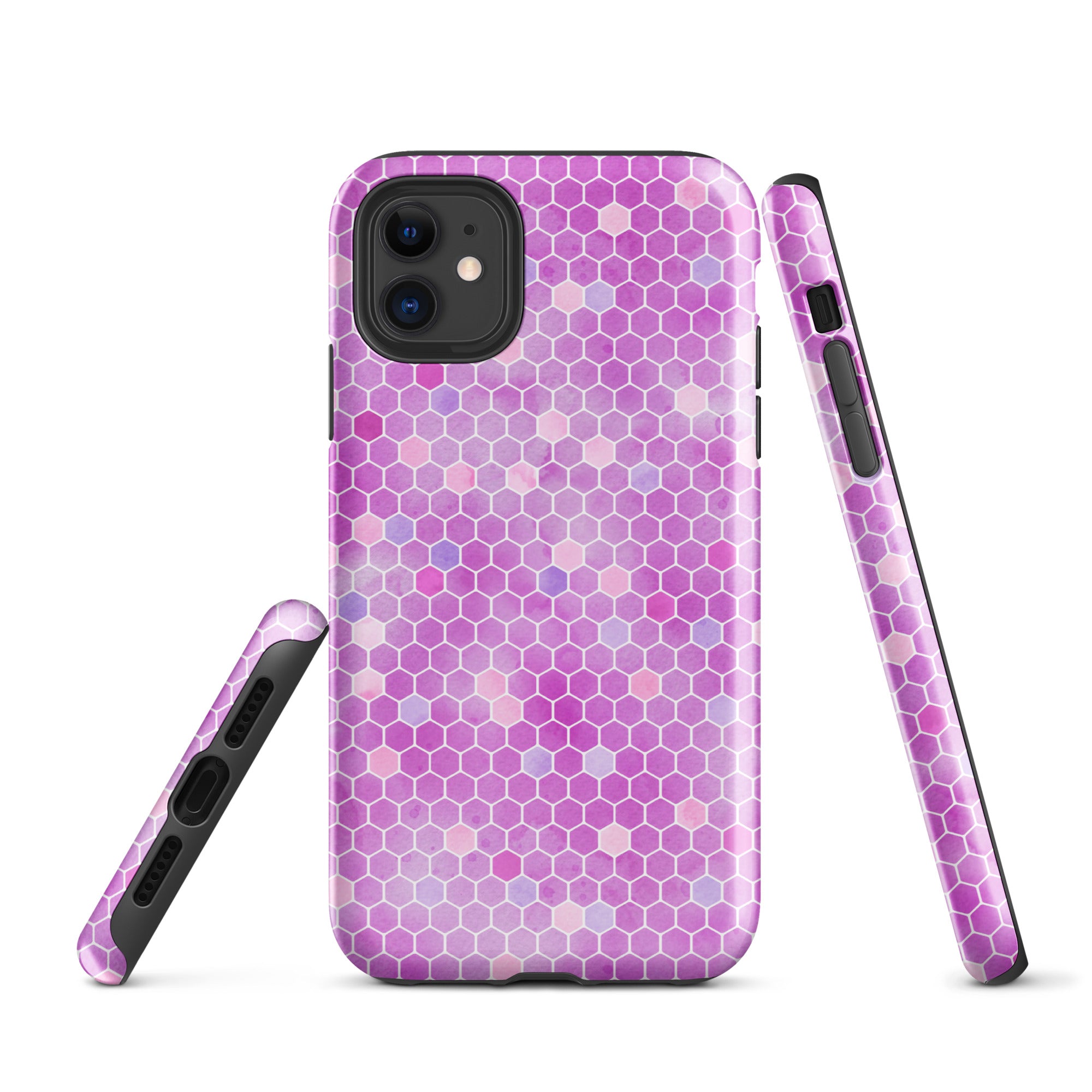 Tough Case for iPhone® Honeycomb Pink