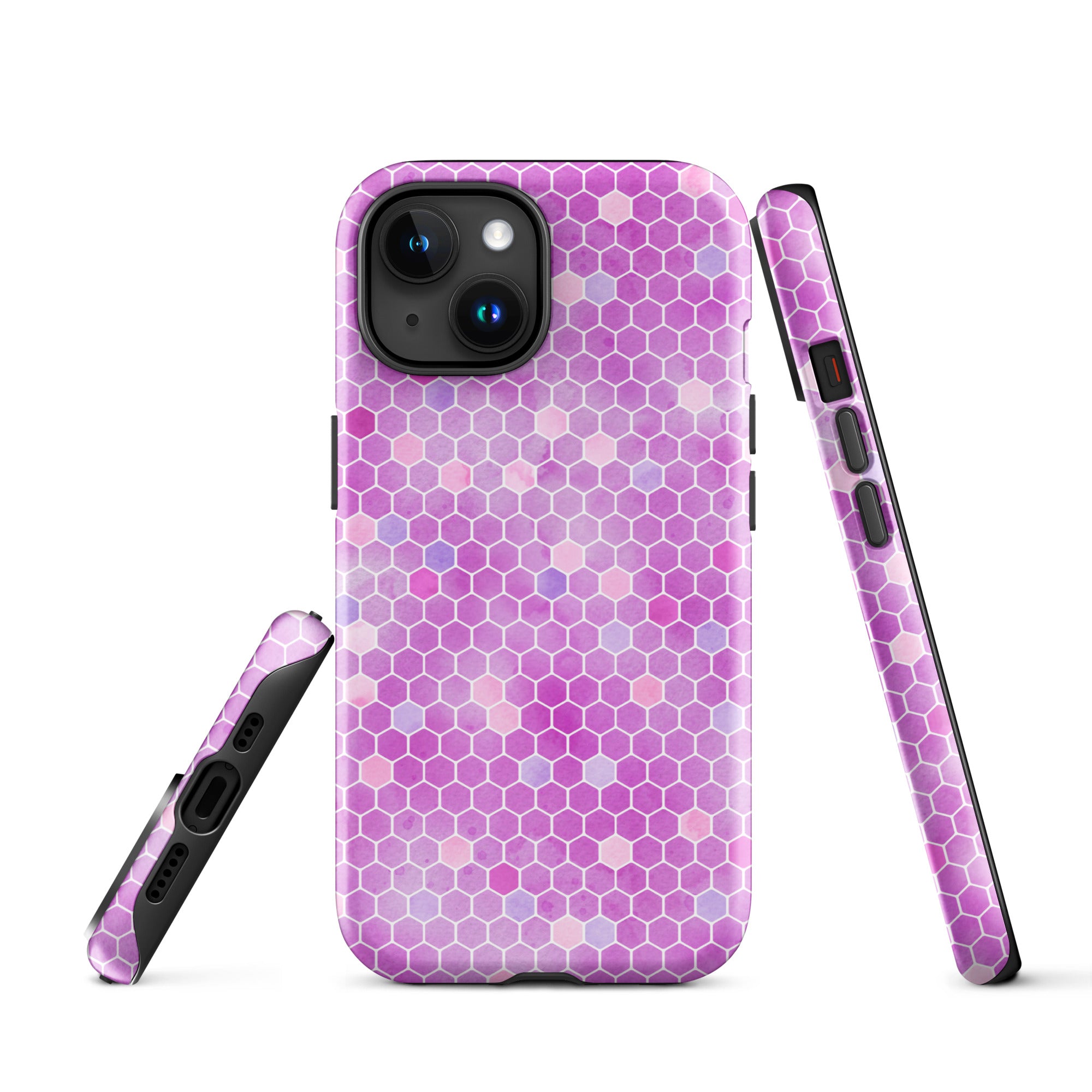 Tough Case for iPhone® Honeycomb Pink