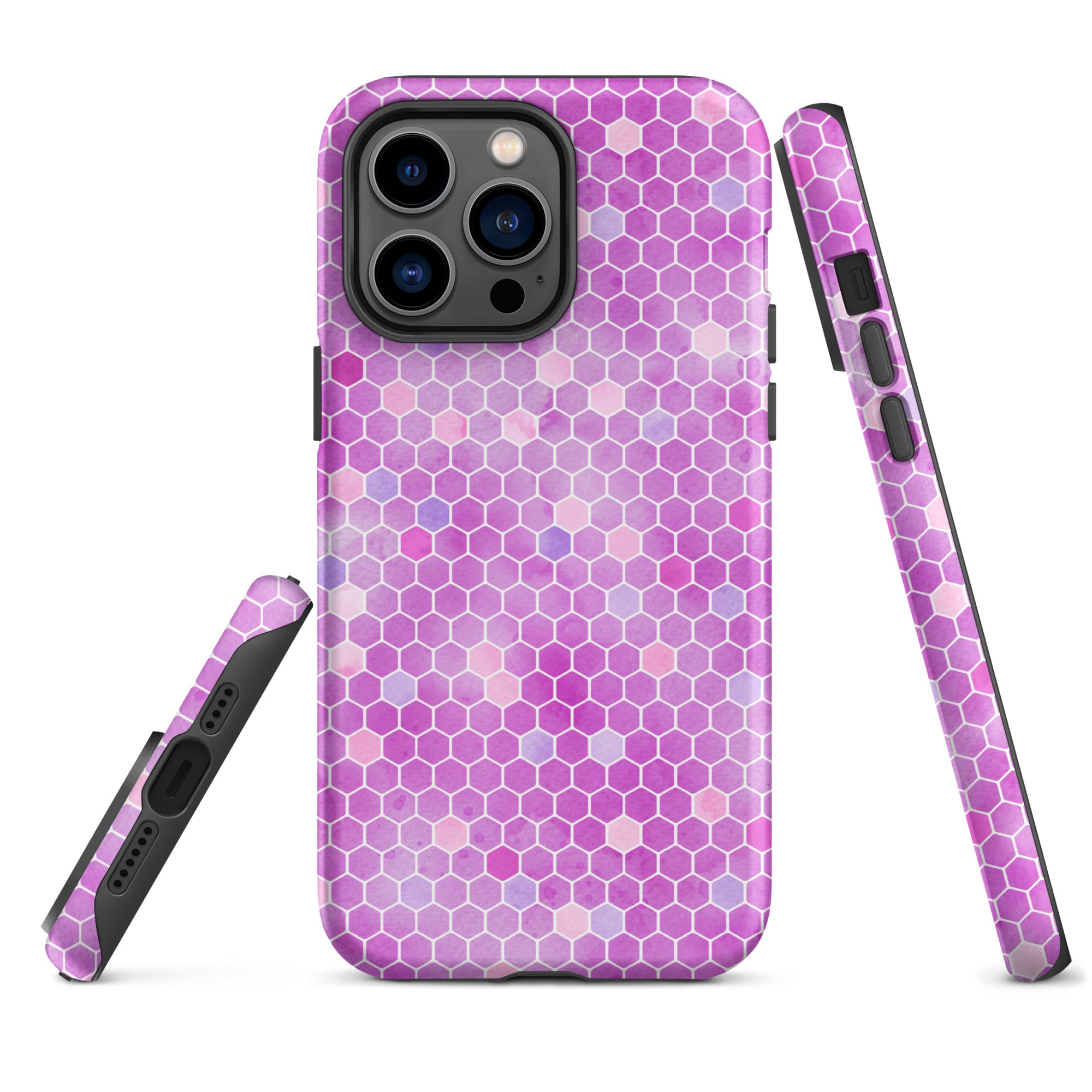 Tough Case for iPhone® Honeycomb Pink