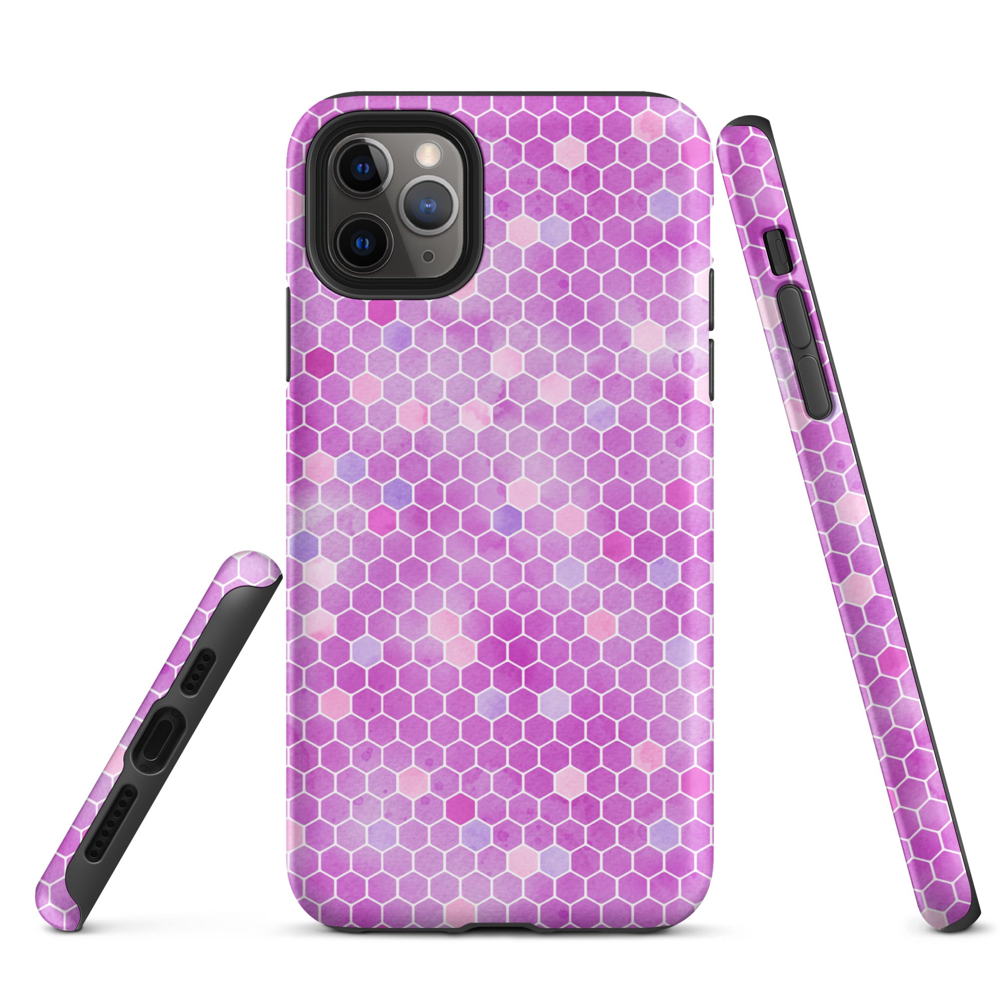 Tough Case for iPhone® Honeycomb Pink