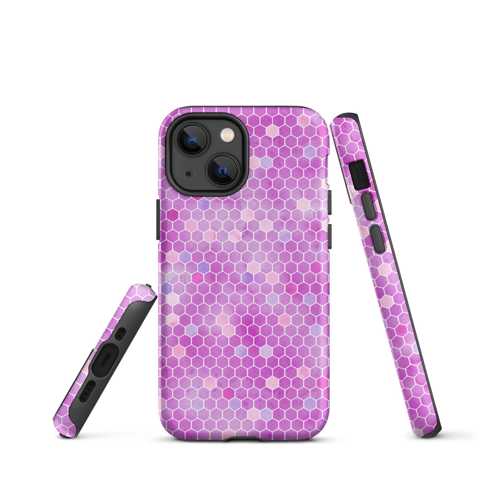 Tough Case for iPhone® Honeycomb Pink