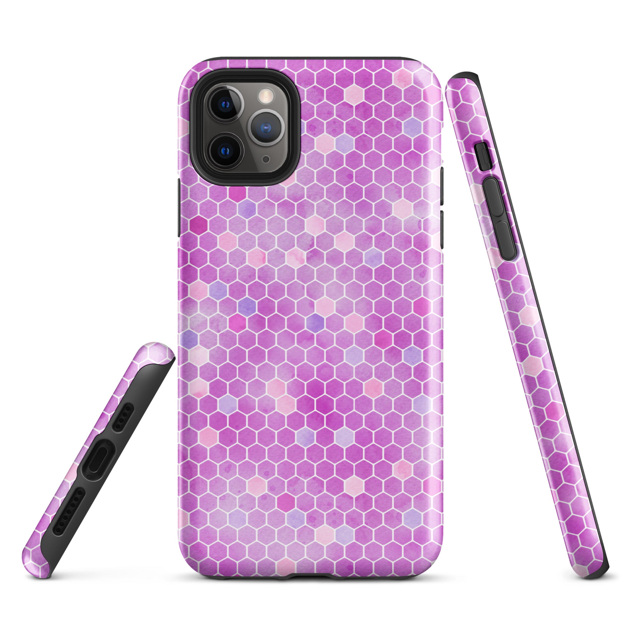 Tough Case for iPhone® Honeycomb Pink