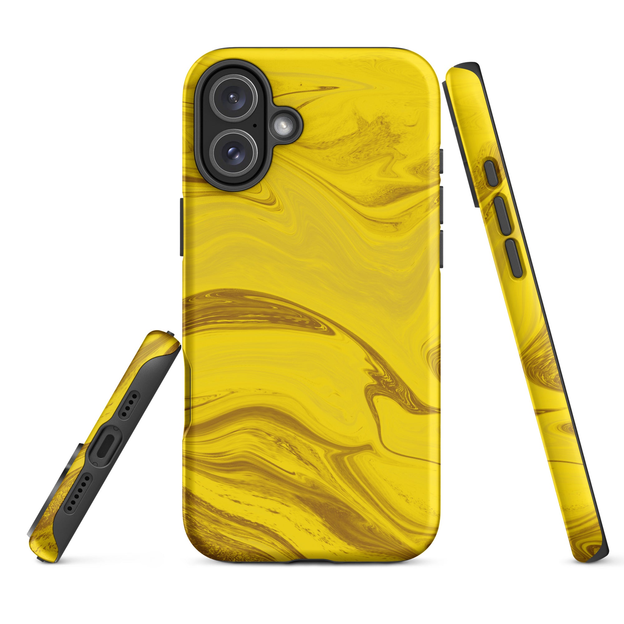 Tough Case for iPhone® Liquid Gold Marble