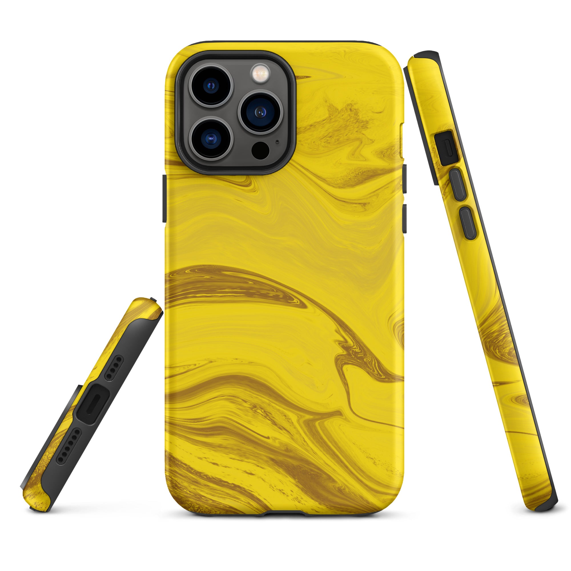 Tough Case for iPhone® Liquid Gold Marble