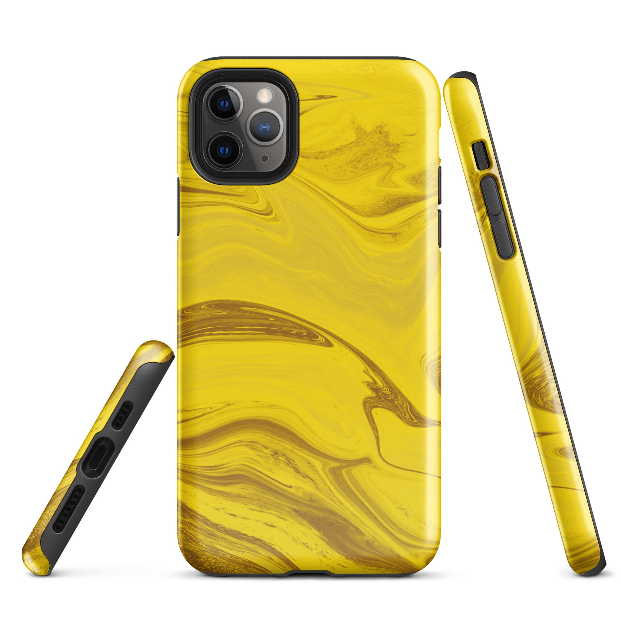 Tough Case for iPhone® Liquid Gold Marble